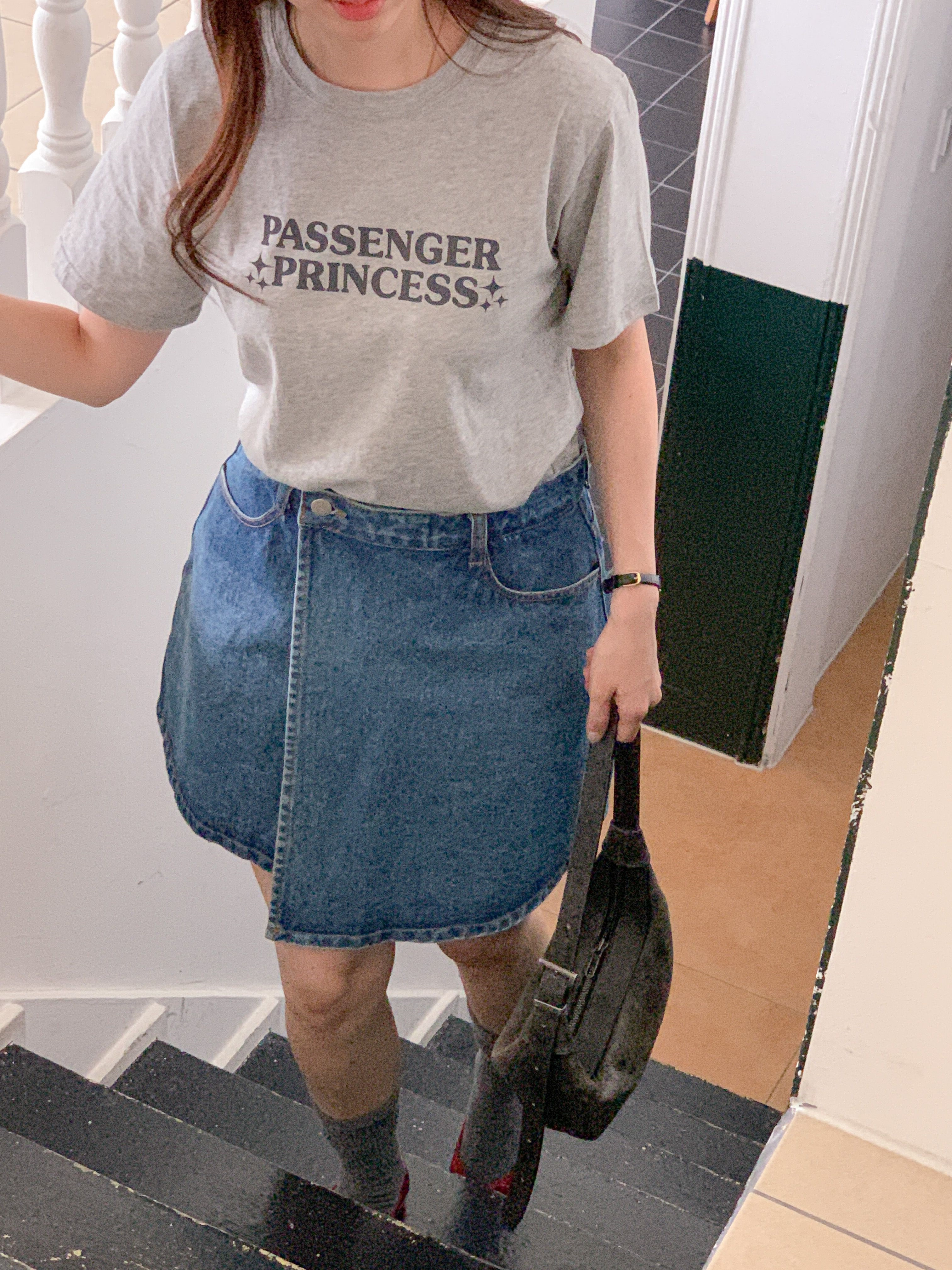 ラウンドネック半袖プリントカラーTシャツ | 詳細画像7