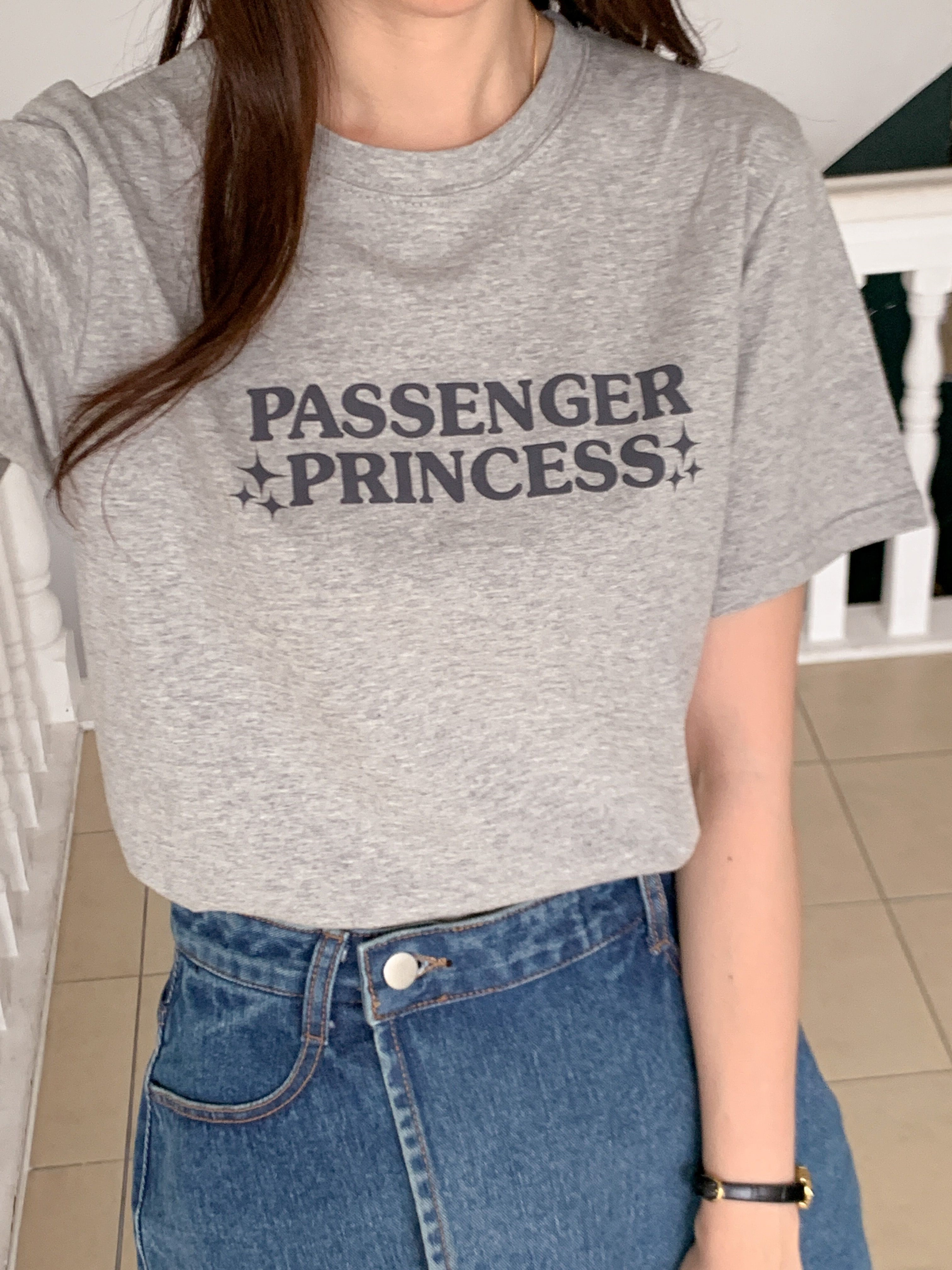 ラウンドネック半袖プリントカラーTシャツ | 詳細画像14