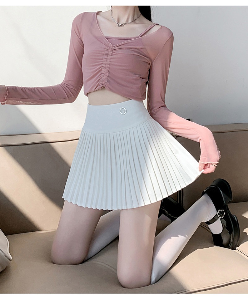 パンツ裏地プリーツミニスカート | 詳細画像6