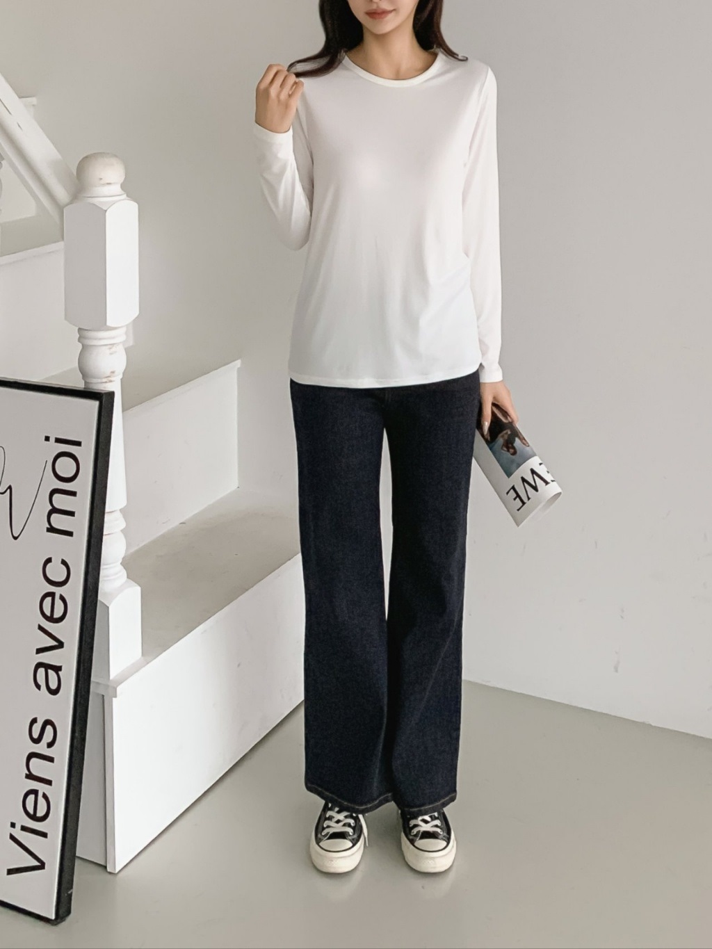 ラウンドウォーム長袖Tシャツ | 詳細画像3