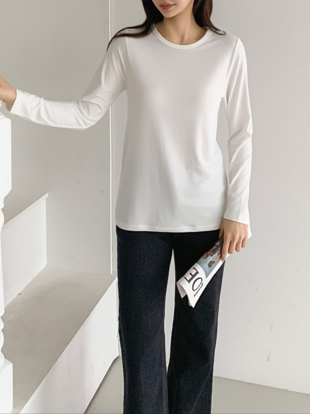 ラウンドウォーム長袖Tシャツ | 詳細画像4