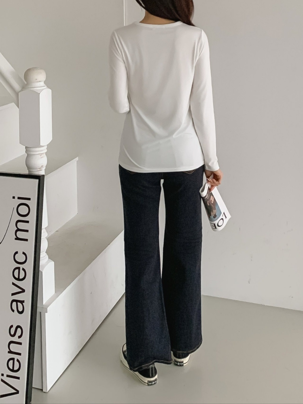 ラウンドウォーム長袖Tシャツ | 詳細画像7