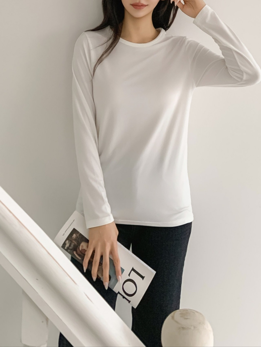 ラウンドウォーム長袖Tシャツ | 詳細画像9