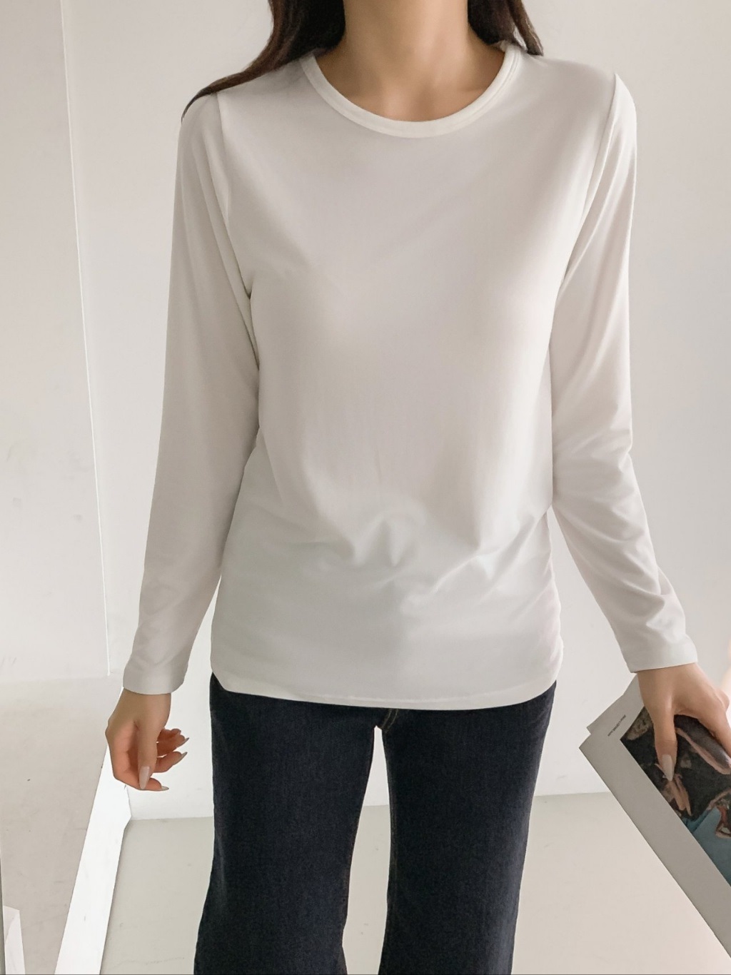 ラウンドウォーム長袖Tシャツ | 詳細画像13