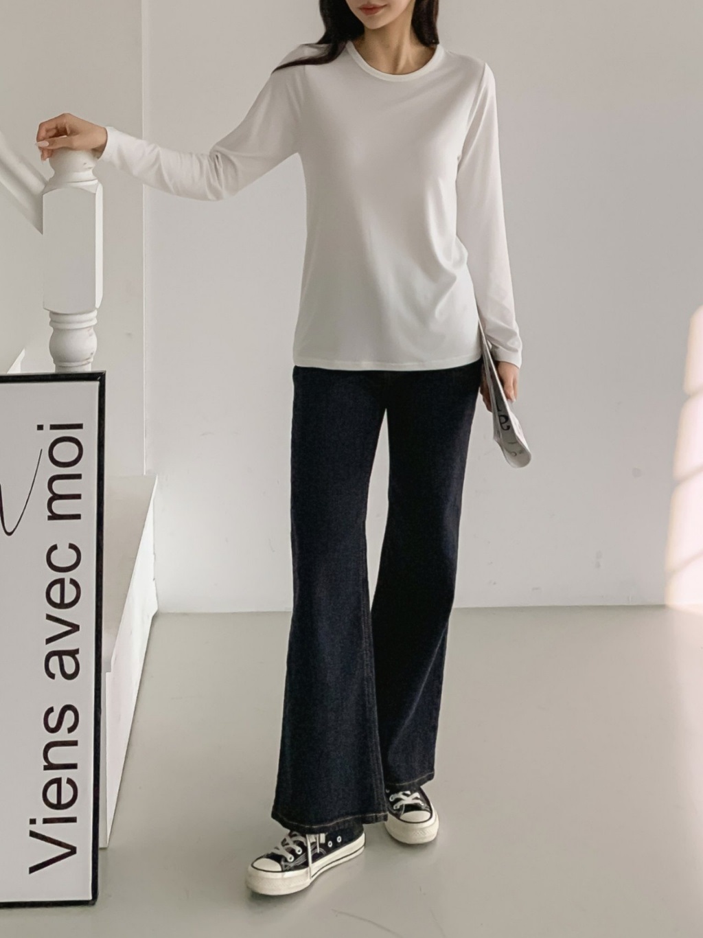 ラウンドウォーム長袖Tシャツ | 詳細画像14