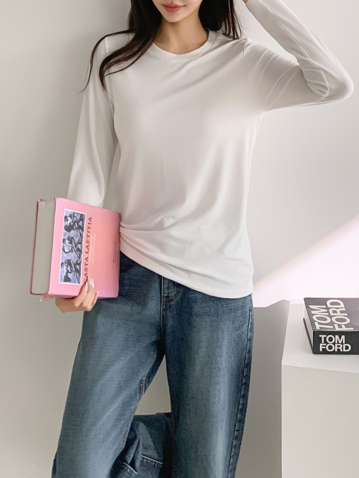 ラウンドネックウォーム長袖Tシャツ | 詳細画像6