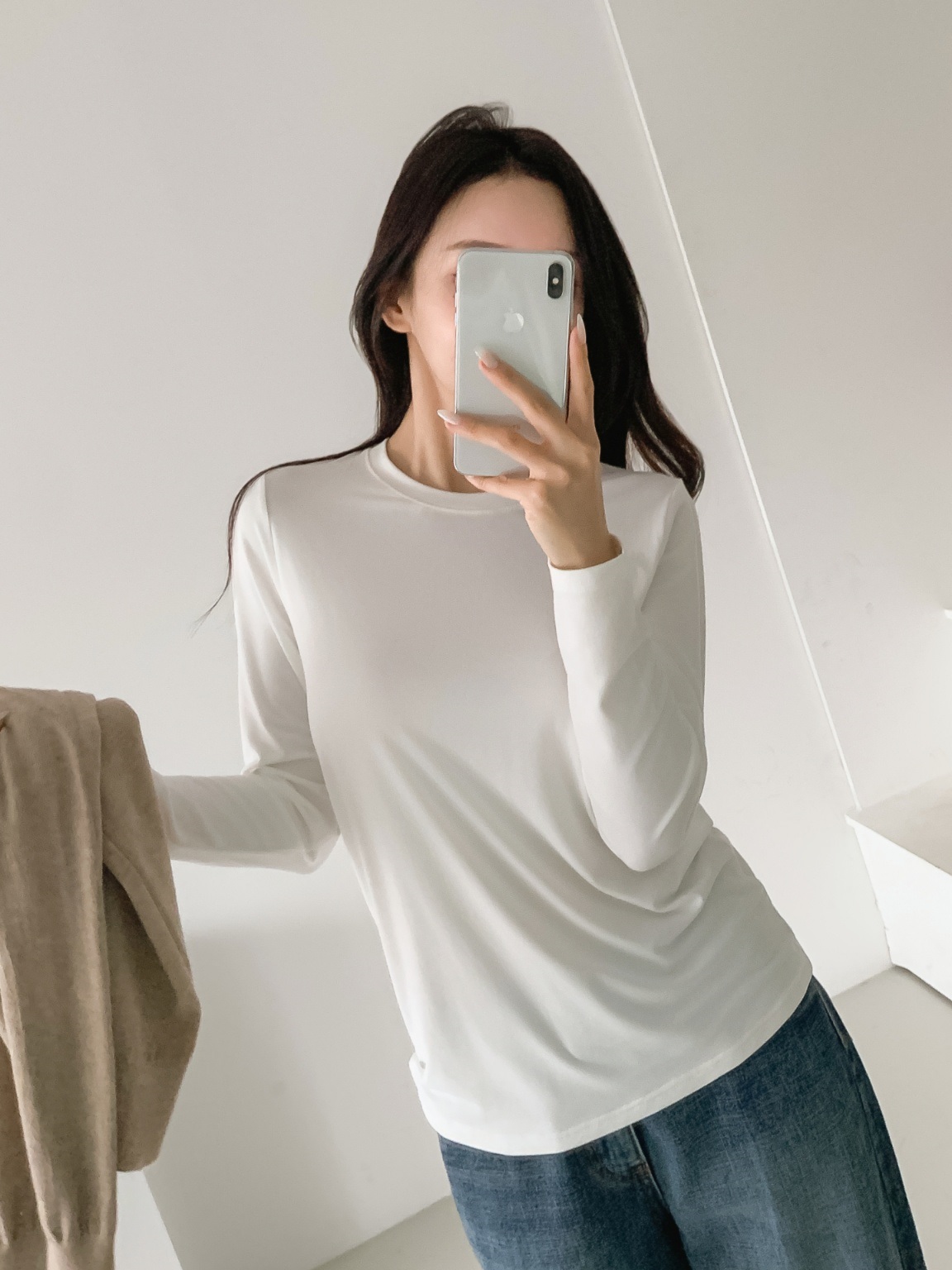 ラウンドネックウォーム長袖Tシャツ | 詳細画像19