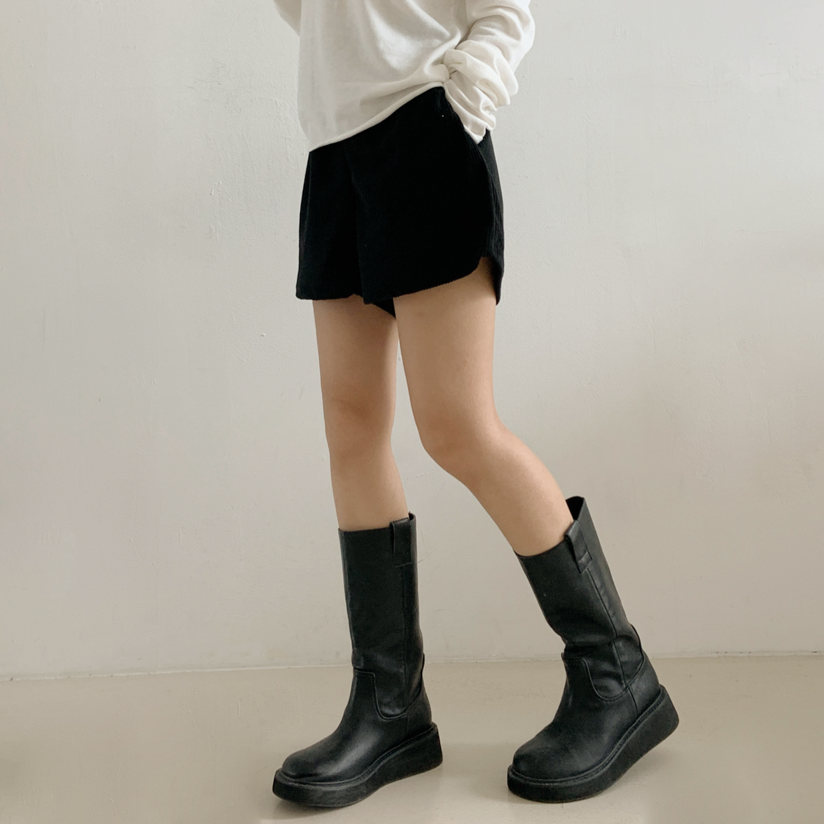コーデュロイポケットウエストゴムカラーショートパンツ | 詳細画像13