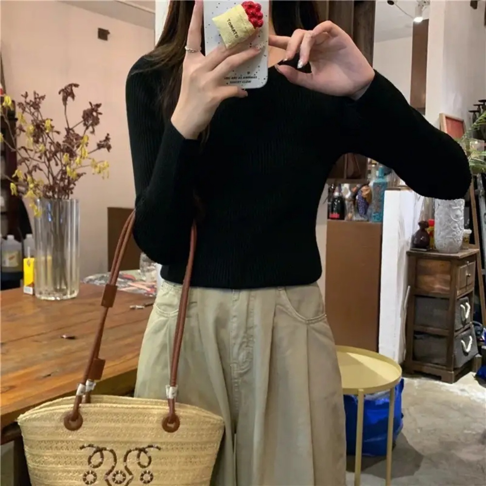 ベーシック長袖ニット | 詳細画像11