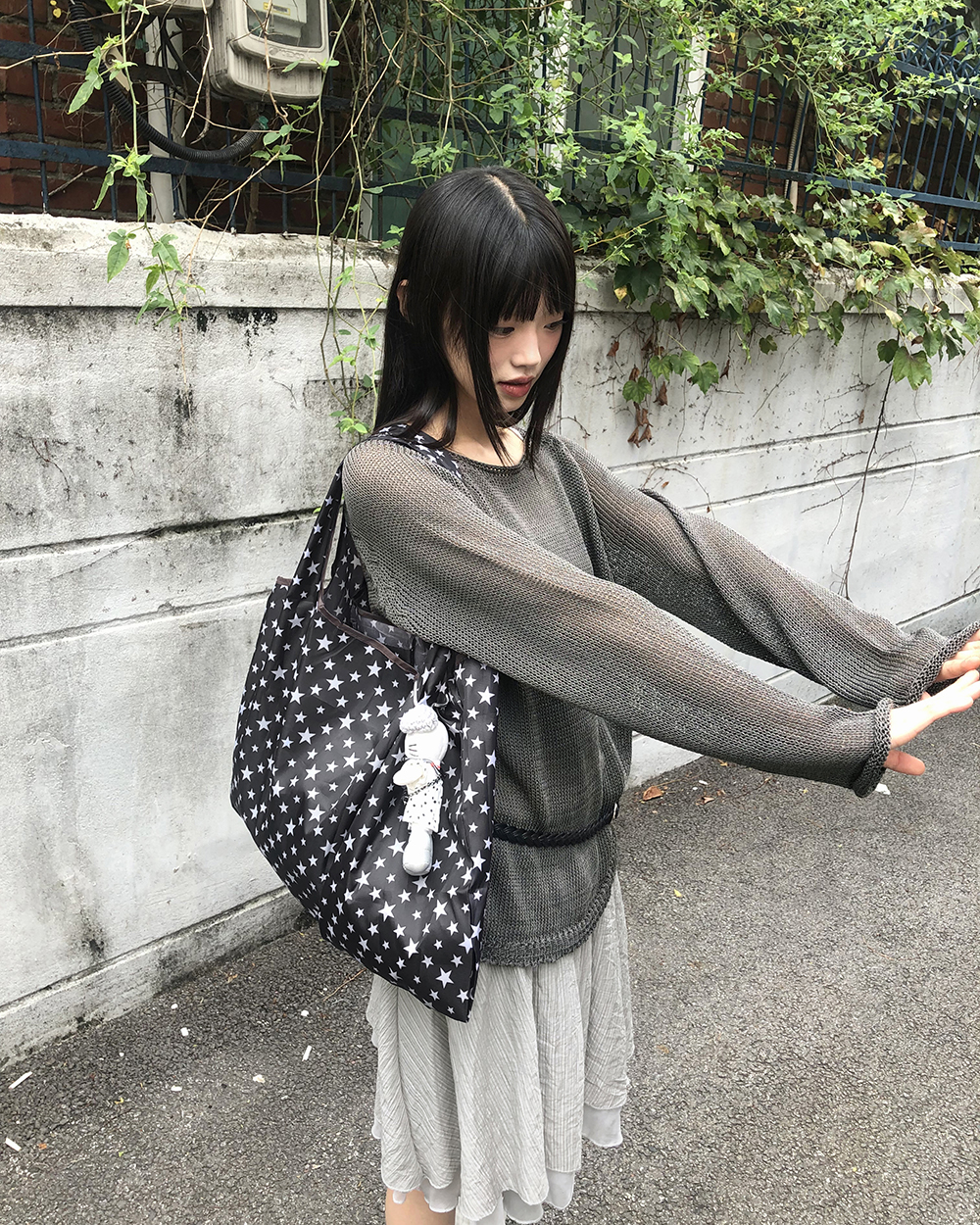ビッグ星柄ショルダーバッグ | レディースファッション通販 - DHOLIC