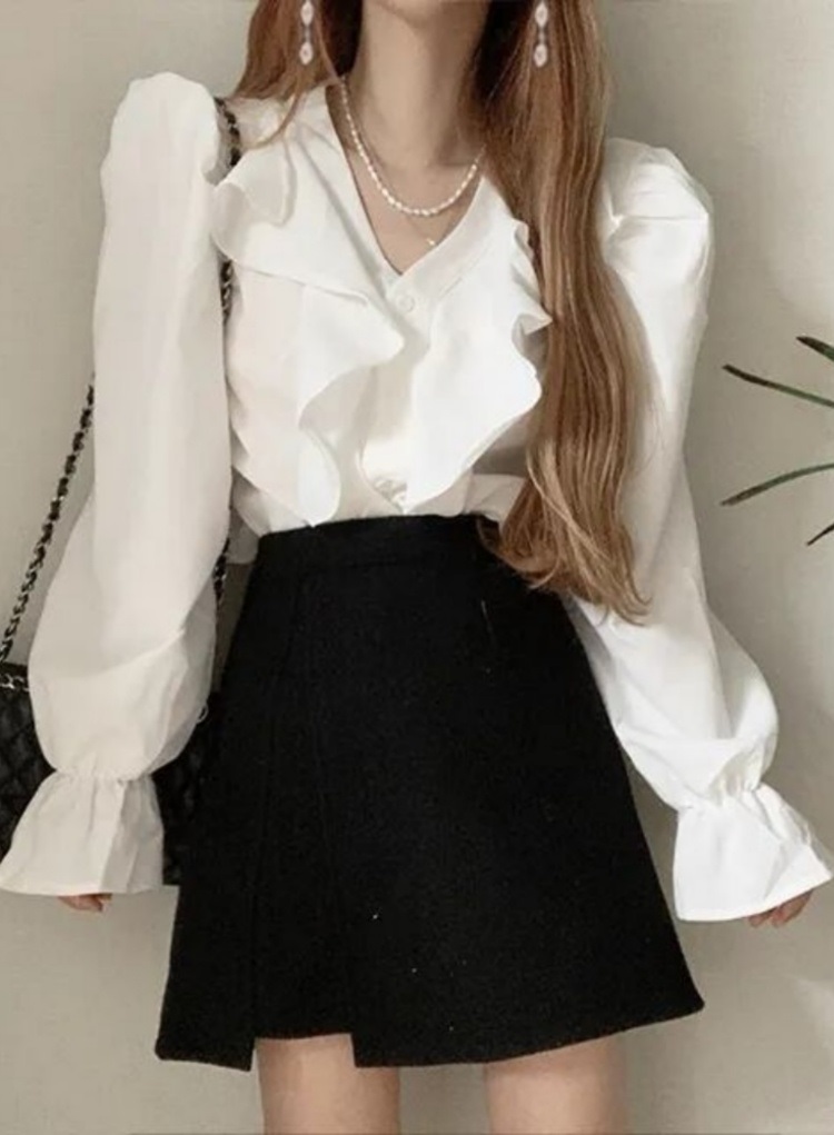 ⭐️Chiko様⭐️JULY NINE 2025パフスリーブブラウス長袖⭐️ フリルパフスリーブ長袖ブラウス | レディースファッション通販 - DHOLIC