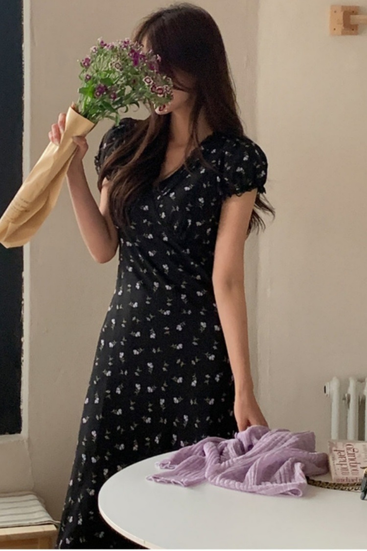 ロング小花柄ワンピース | レディースファッション通販 - DHOLIC