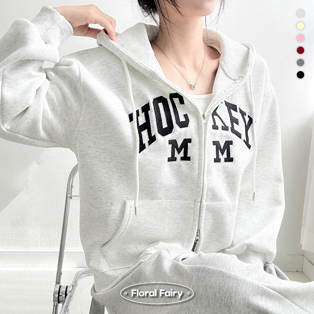 ダブルジップ刺繍ジップパーカー | レディースファッション通販 - DHOLIC