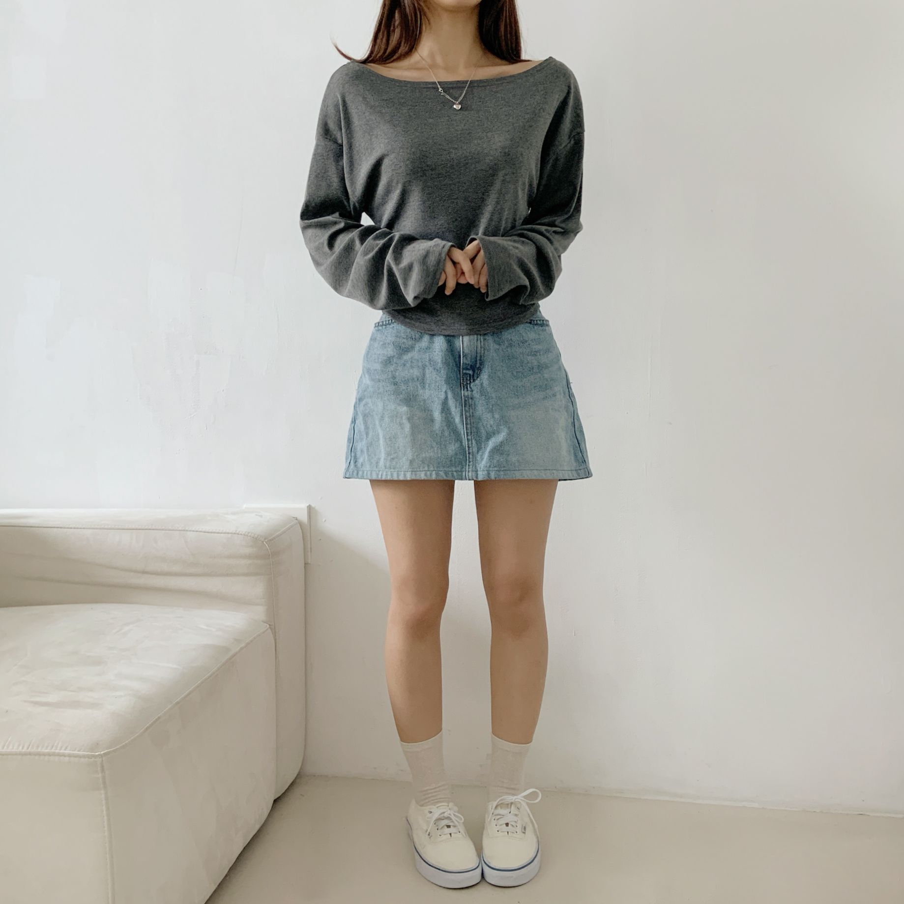 ボートネッククロップドTシャツ | 詳細画像9