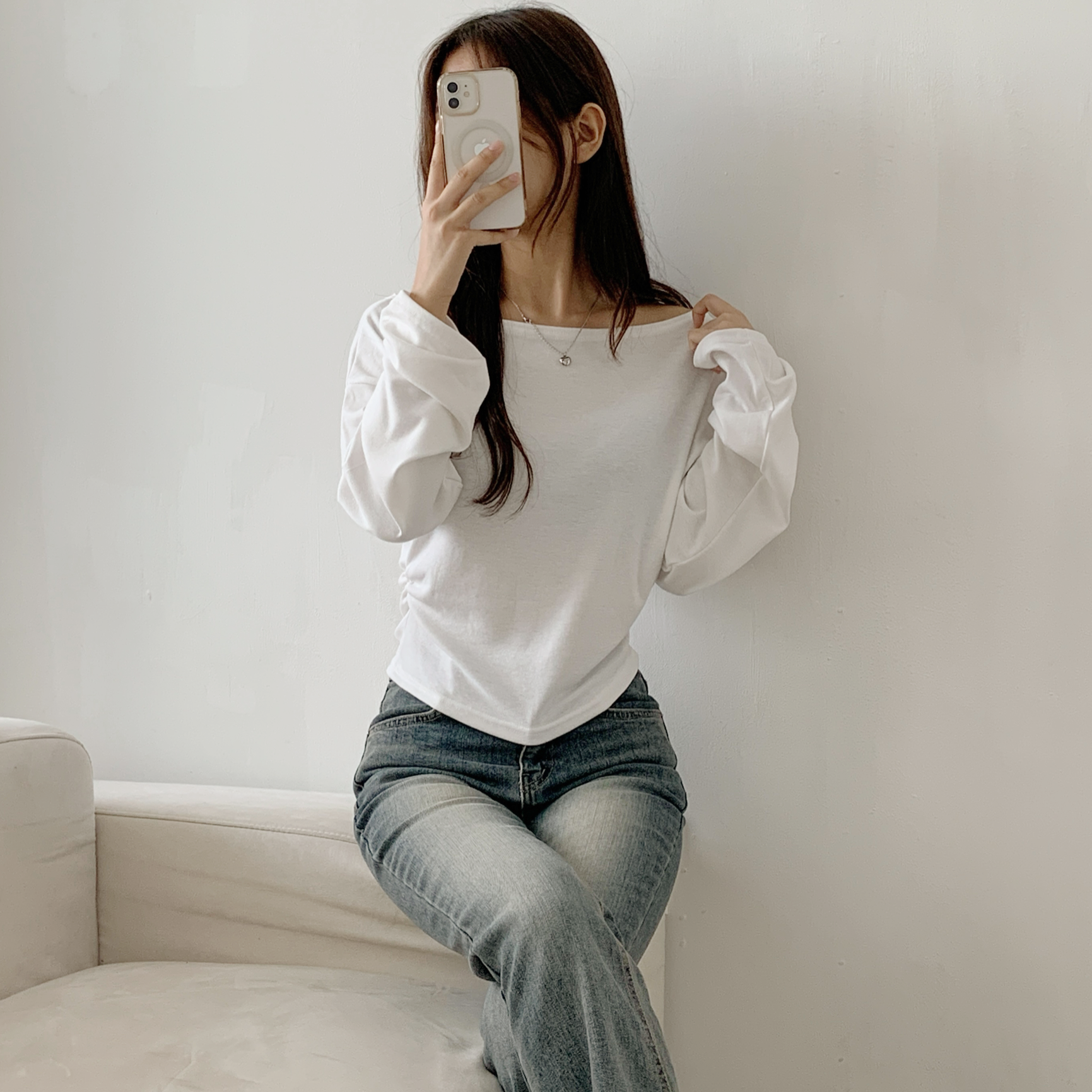 ボートネッククロップドTシャツ | 詳細画像5