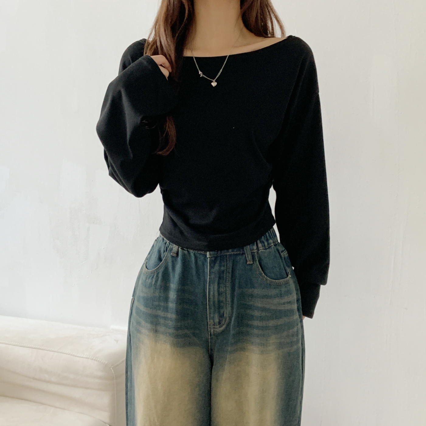 ボートネッククロップドTシャツ | 詳細画像20