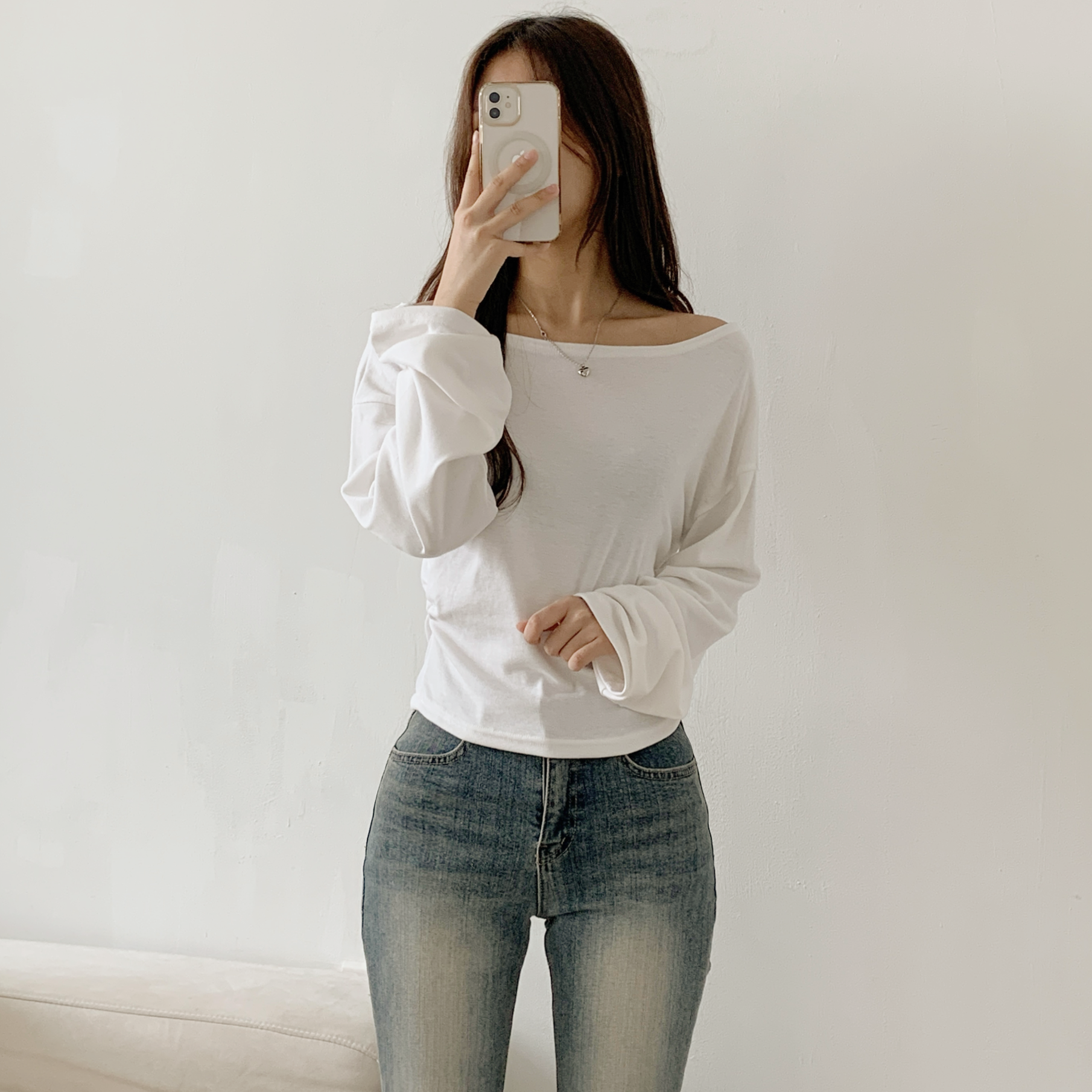 ボートネッククロップドTシャツ | 詳細画像7