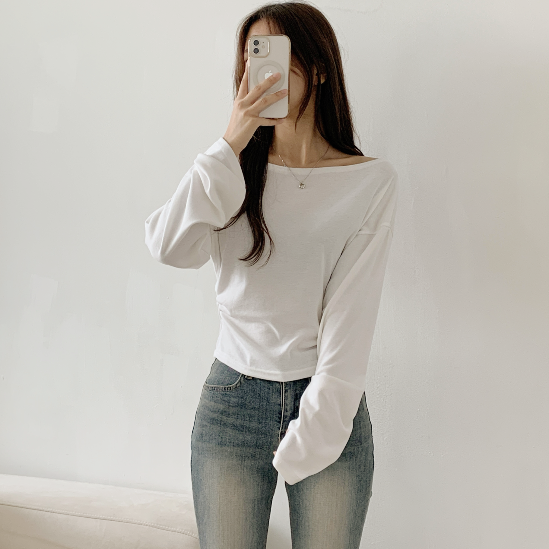 ボートネッククロップドTシャツ | 詳細画像6