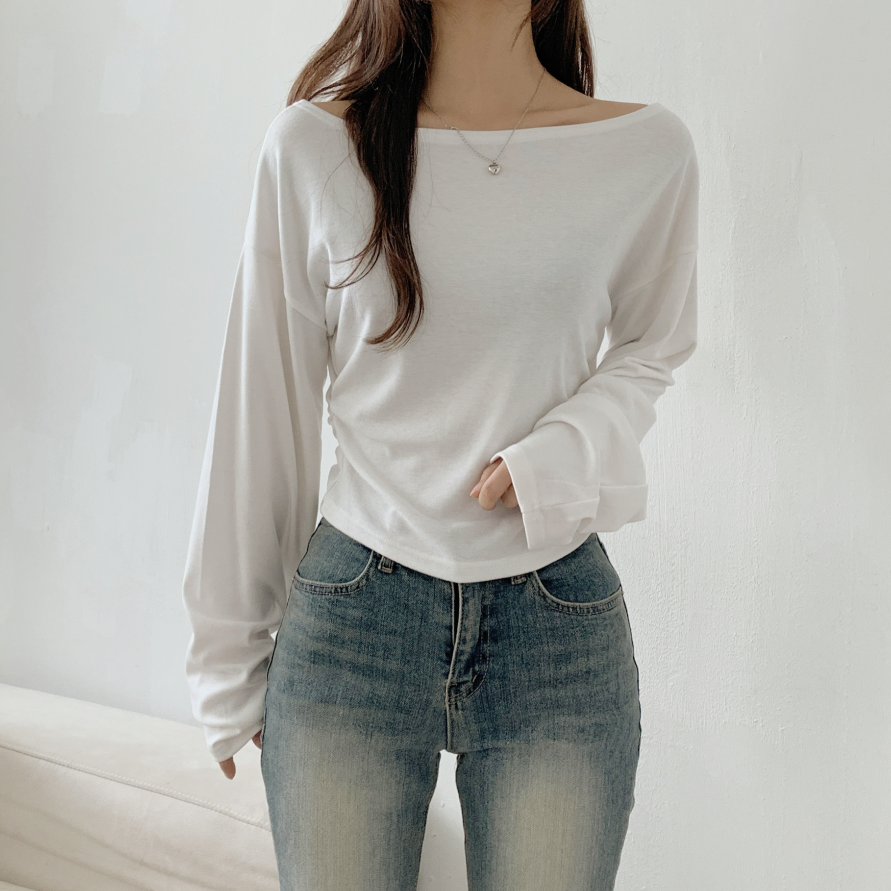 ボートネッククロップドTシャツ | 詳細画像8
