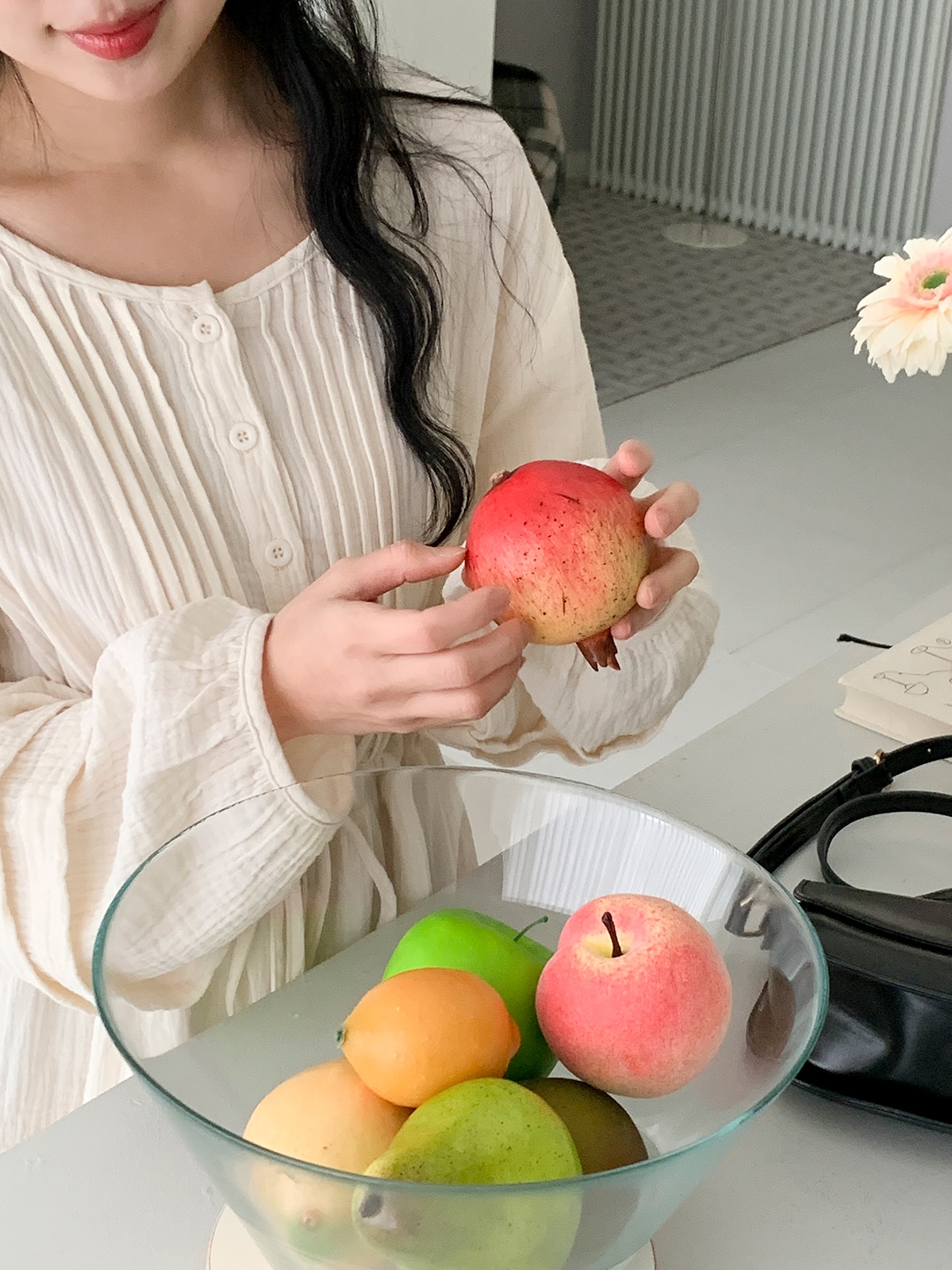 ストラップピンタック長袖ワンピース | 詳細画像15