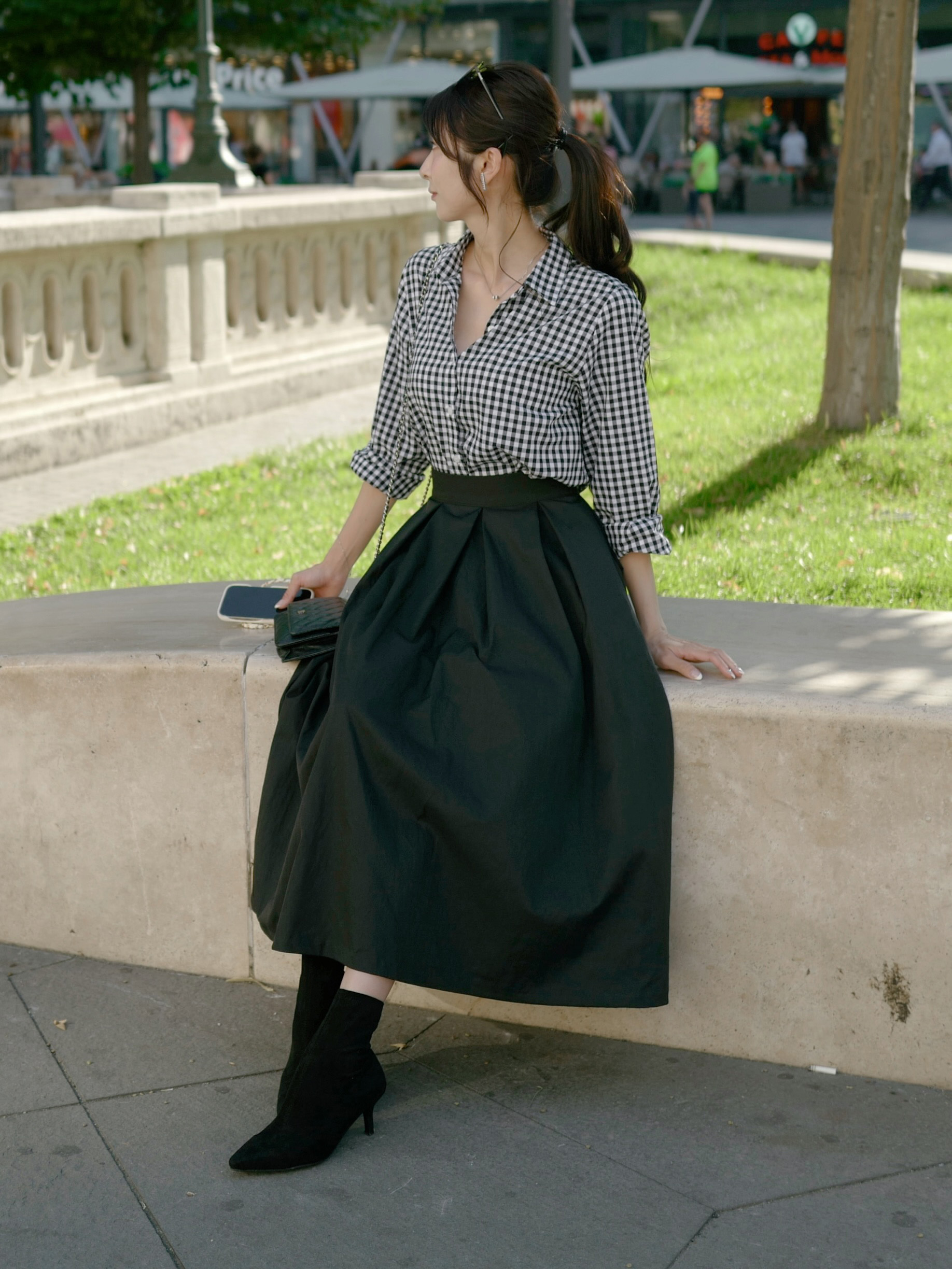 プリーツフレアスカート | 詳細画像5