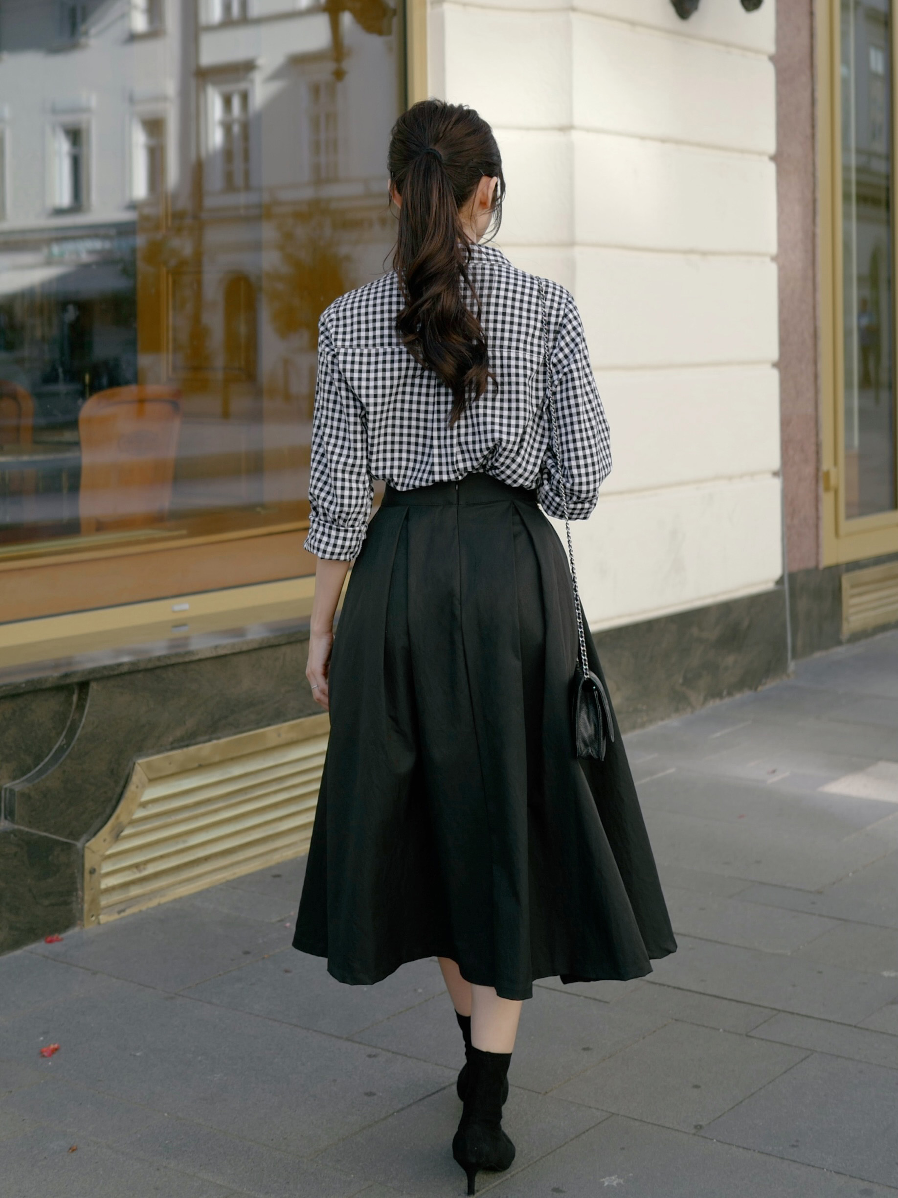 プリーツフレアスカート | 詳細画像12