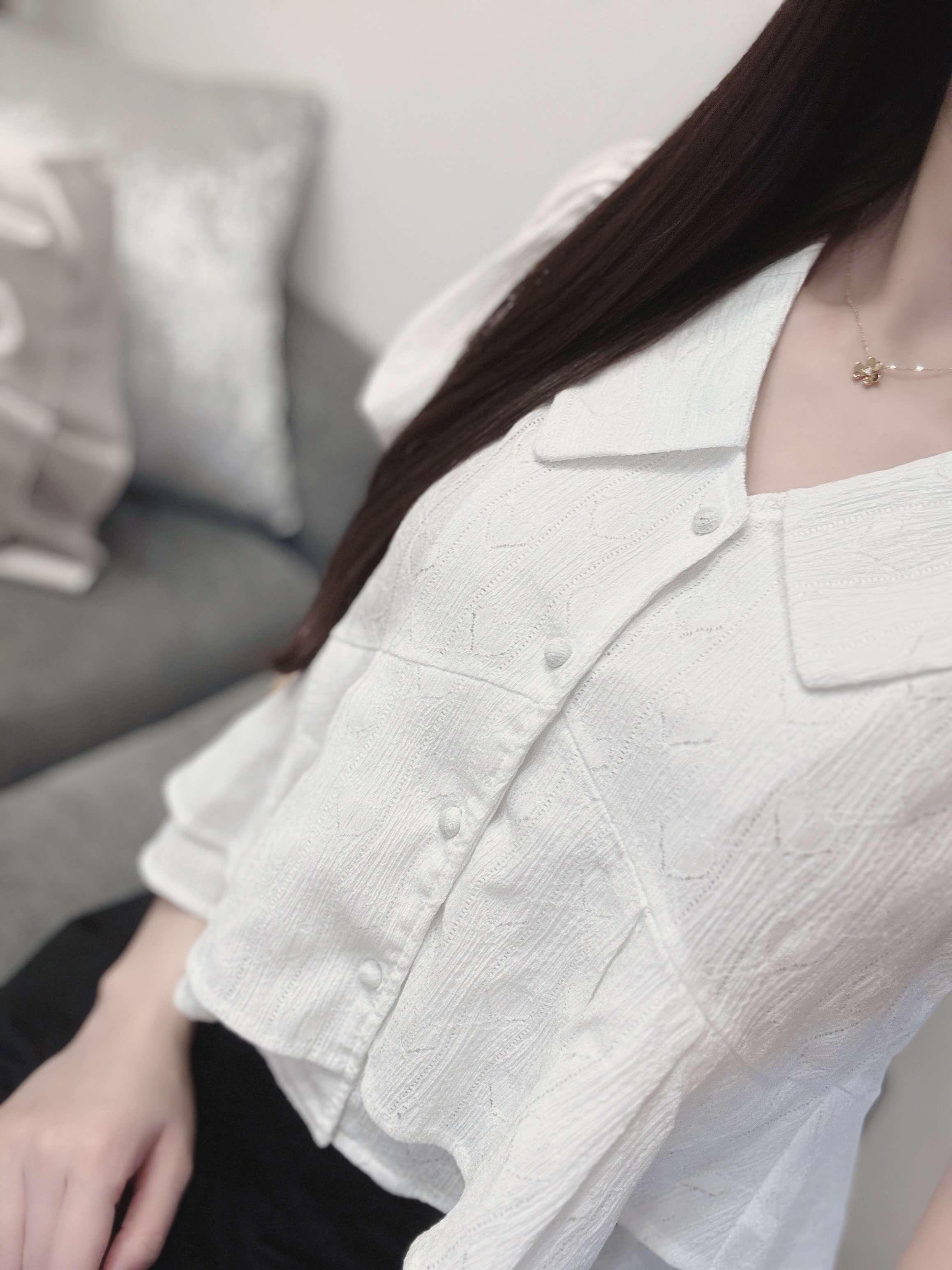 ビッグカラーブラウス | 詳細画像7