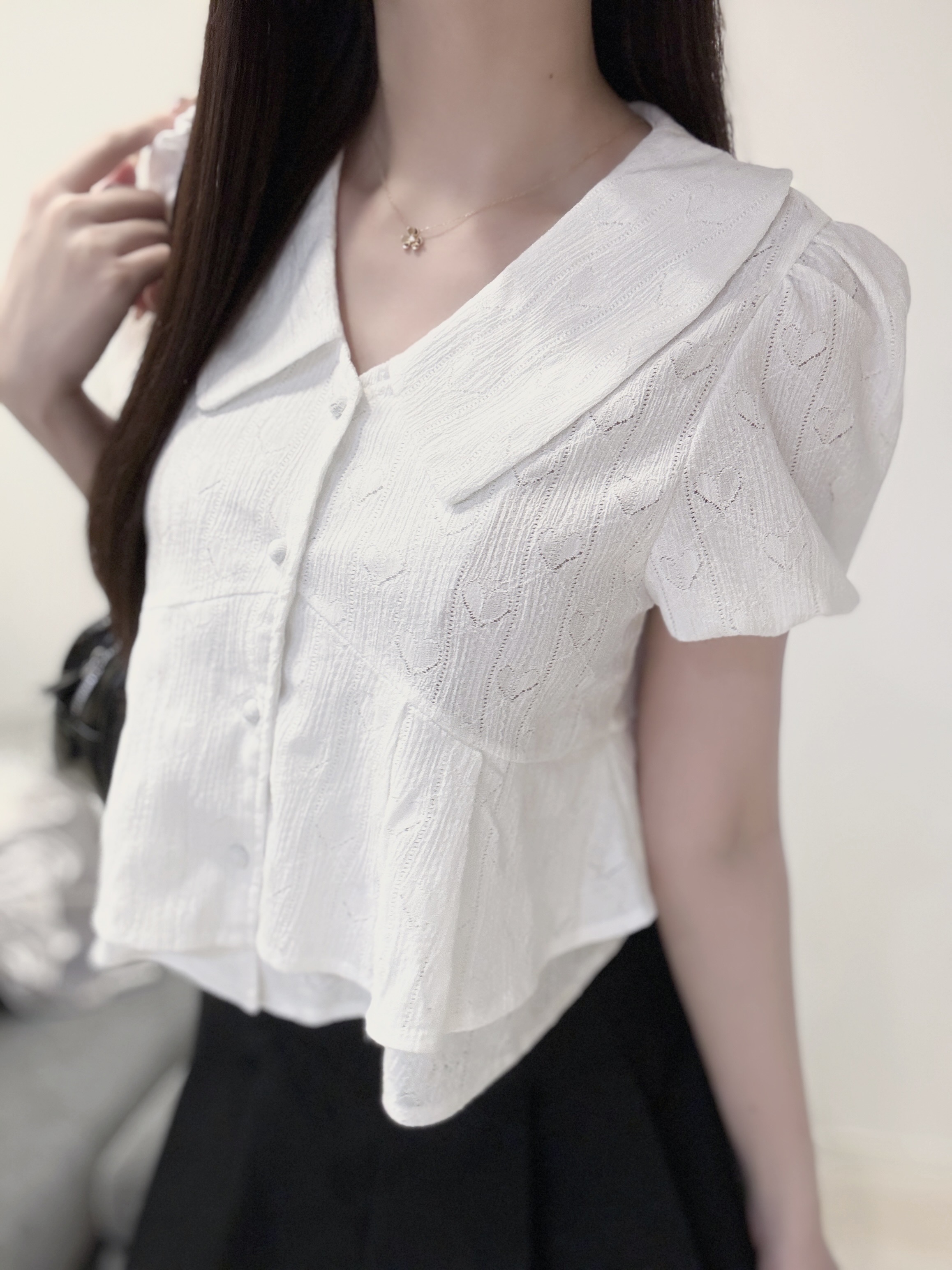 ビッグカラーブラウス | 詳細画像11