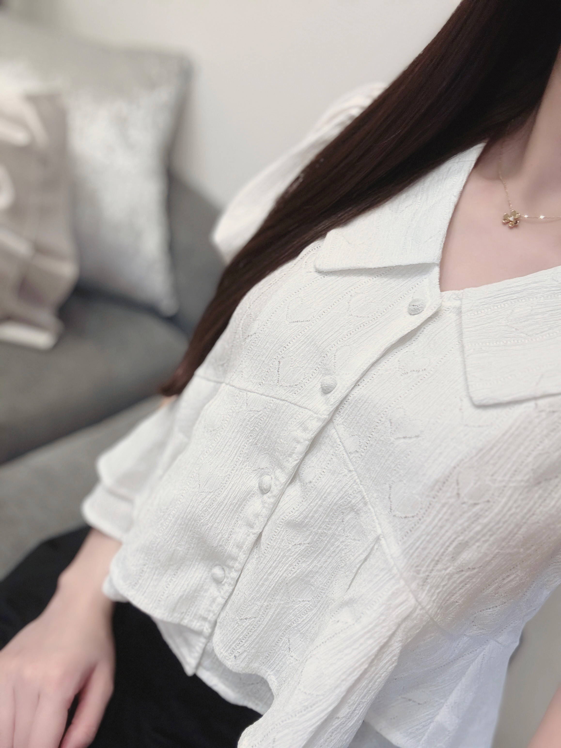 ビッグカラーブラウス | 詳細画像12