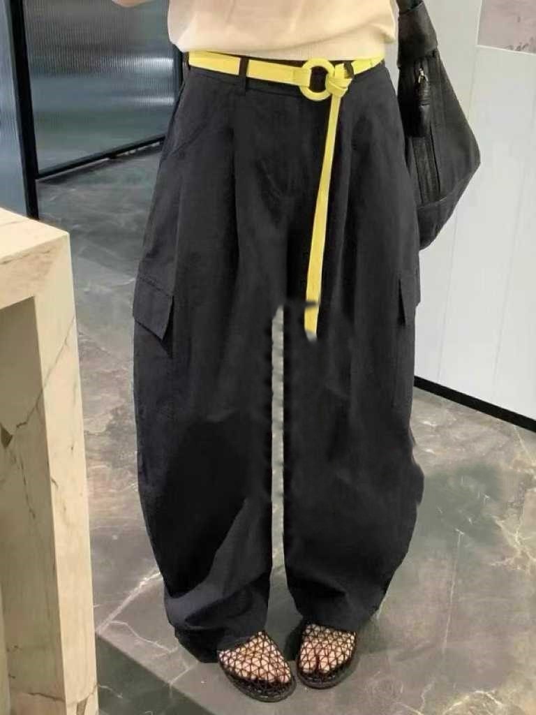 ドローストリングウエストゴムバルーンカーゴワイドパンツ | 詳細画像4