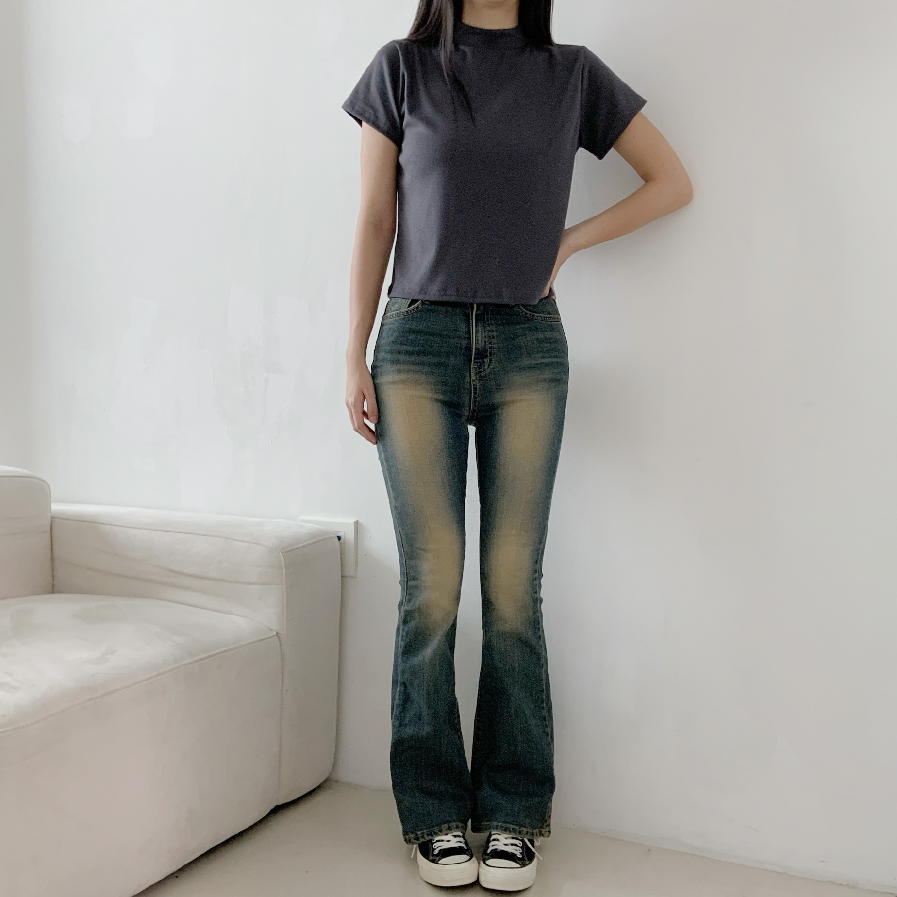 タートルネックスリム半袖Tシャツ | 詳細画像13