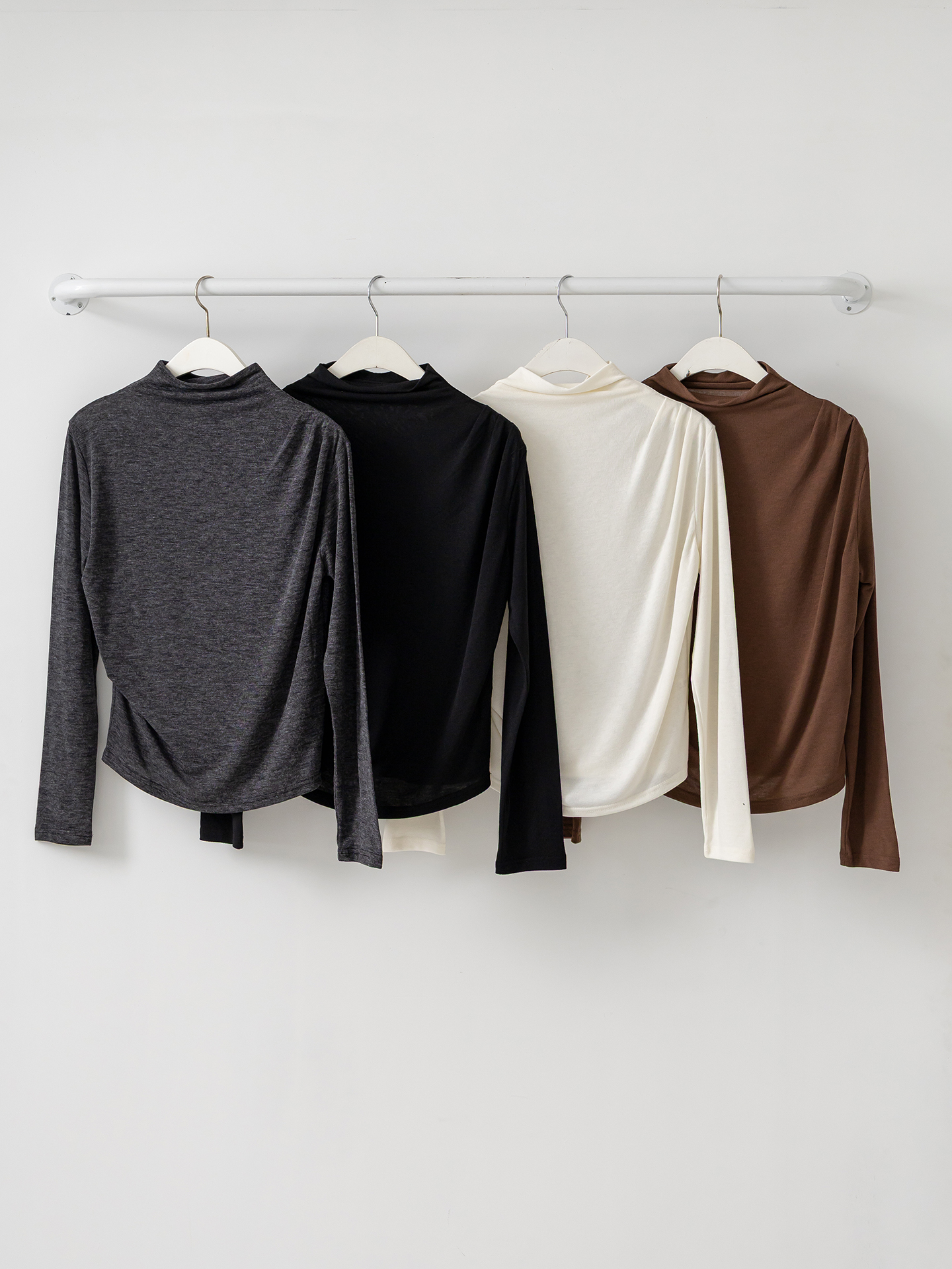 ストレッチハーフネックスリム長袖Tシャツ | 詳細画像32