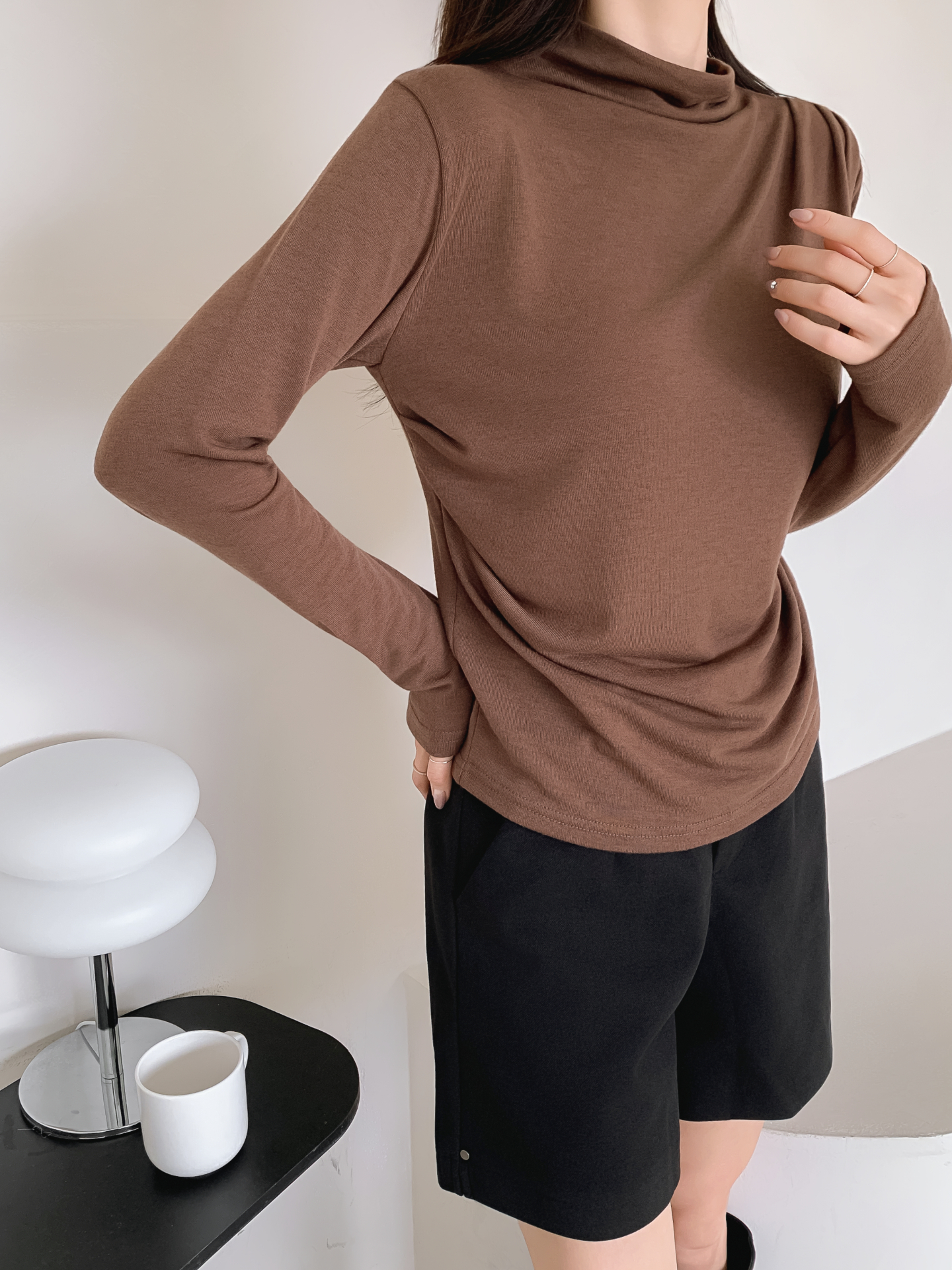 ストレッチハーフネックスリム長袖Tシャツ | 詳細画像28