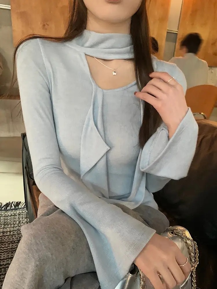 ドレープベルスリーブ長袖Tシャツ | 詳細画像5