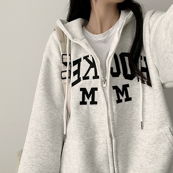 ダブルジップパッチジップパーカー | レディースファッション通販 - DHOLIC