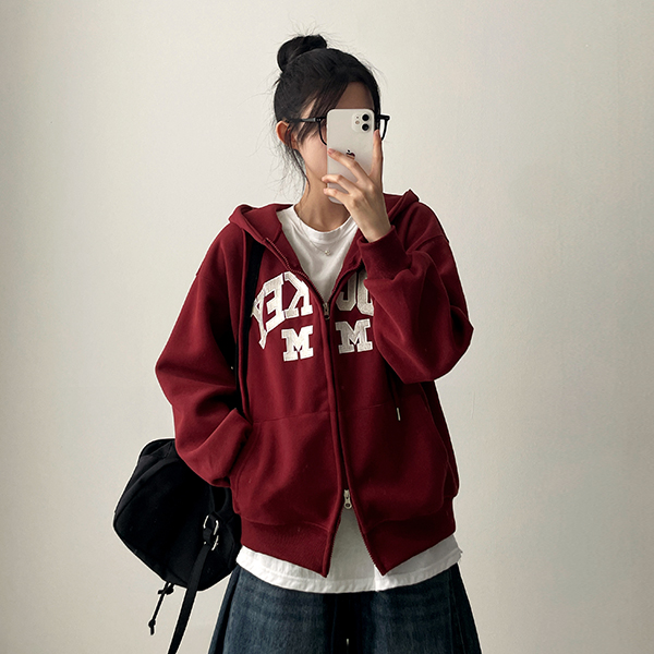 ダブルジップパッチジップパーカー | レディースファッション通販 - DHOLIC