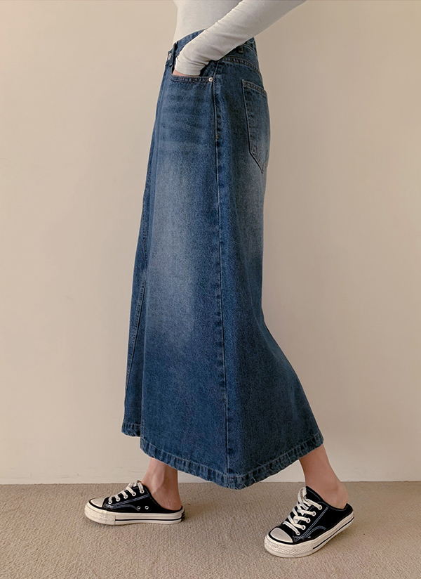 美品デニムスリットスカート 36 Patou | オーガニックコットンデニム製