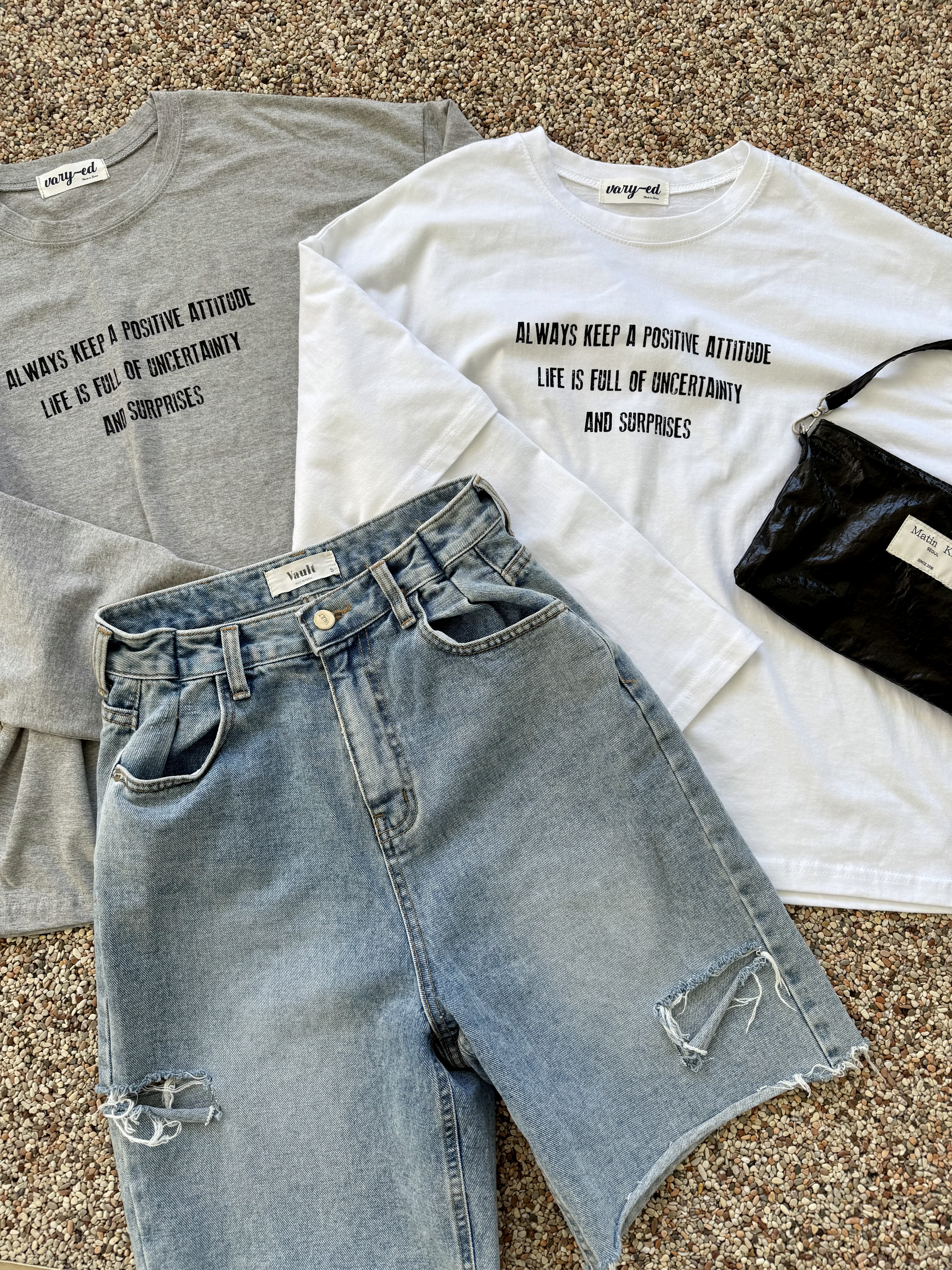 ラウンドネックレイヤード風長袖ロゴTシャツ | 詳細画像19
