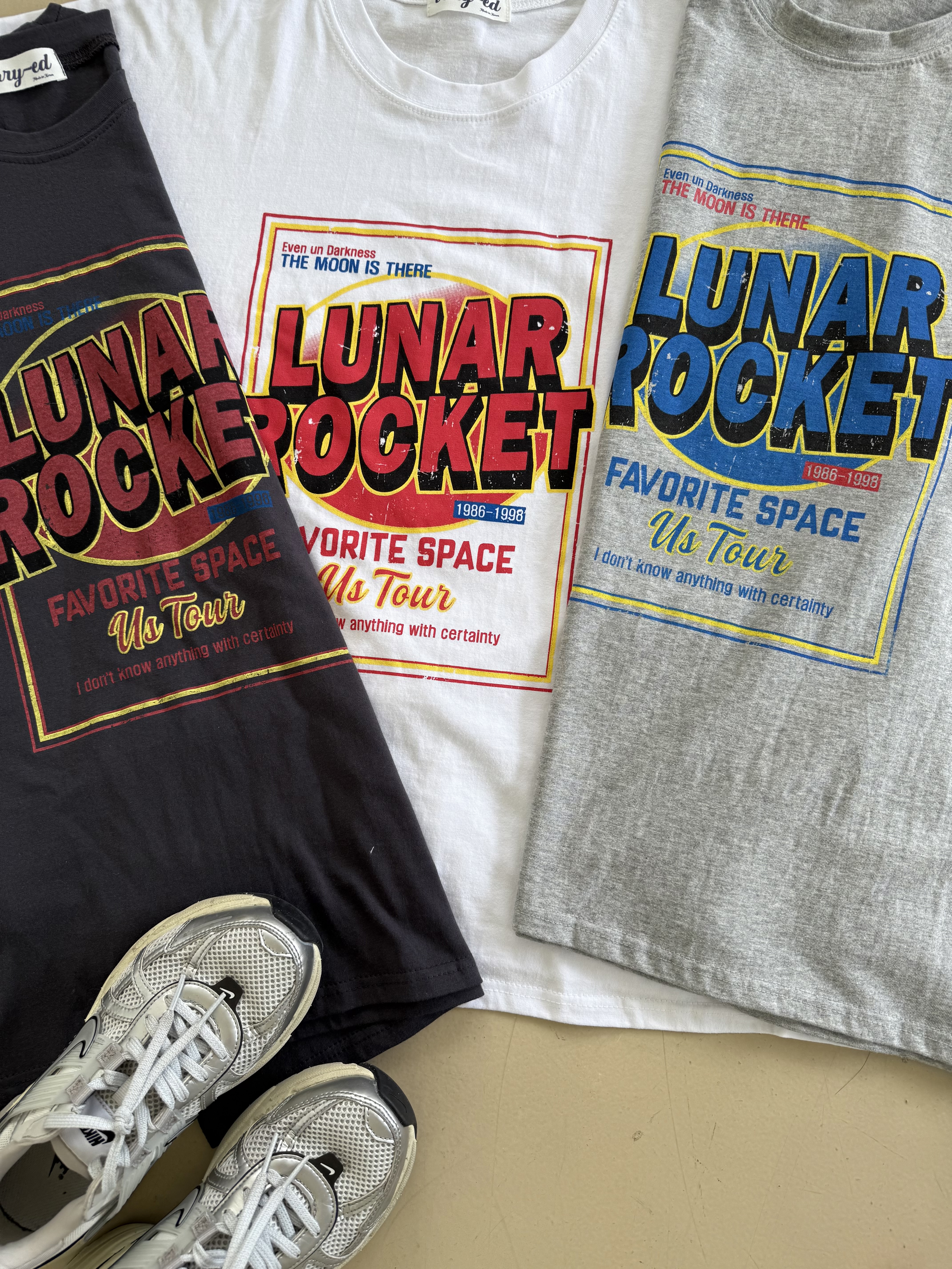 ラウンドネックボクシールーズ長袖ロゴTシャツ | 詳細画像15