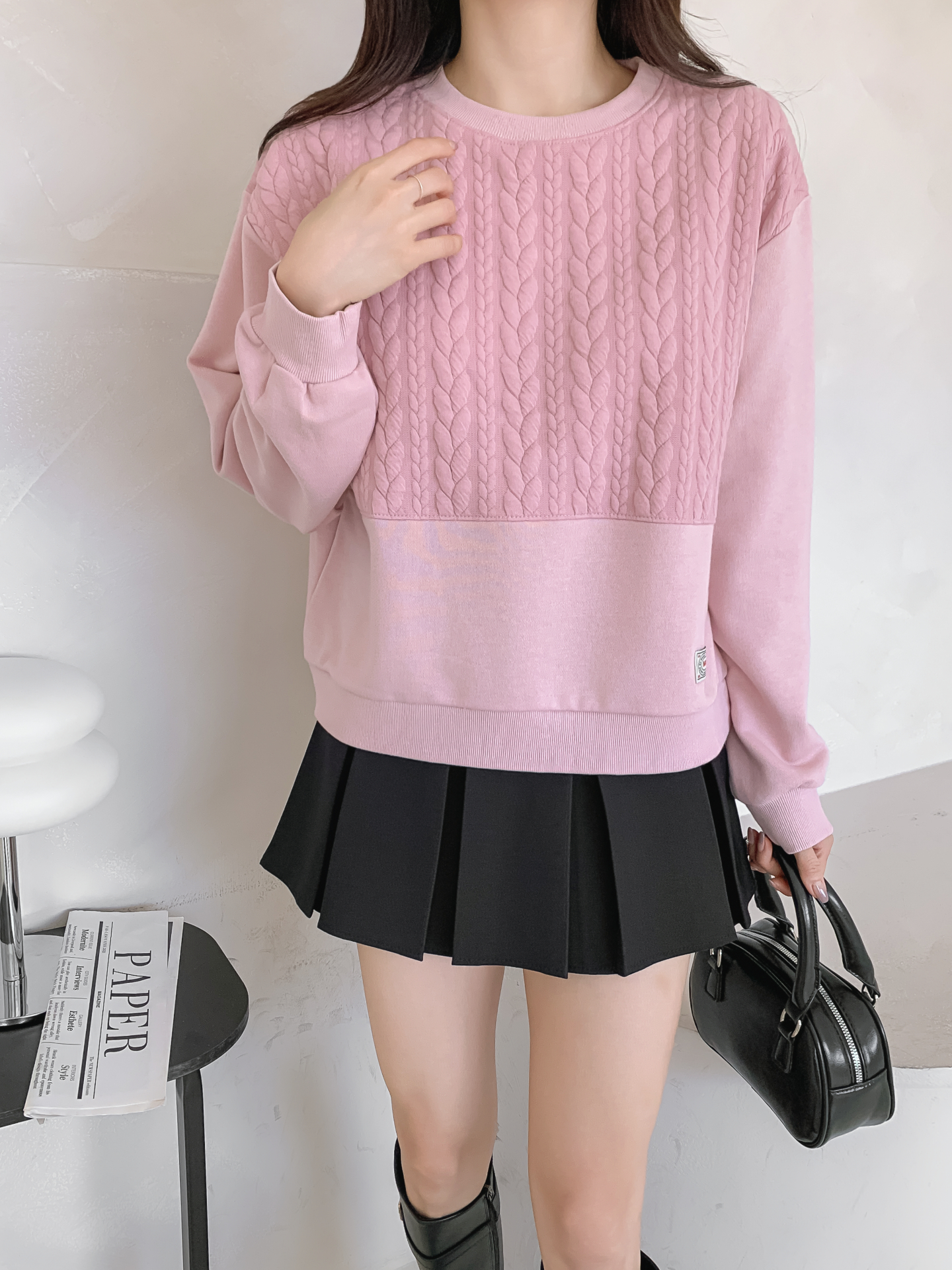 ソフトラウンドネック長袖スウェット | 詳細画像21