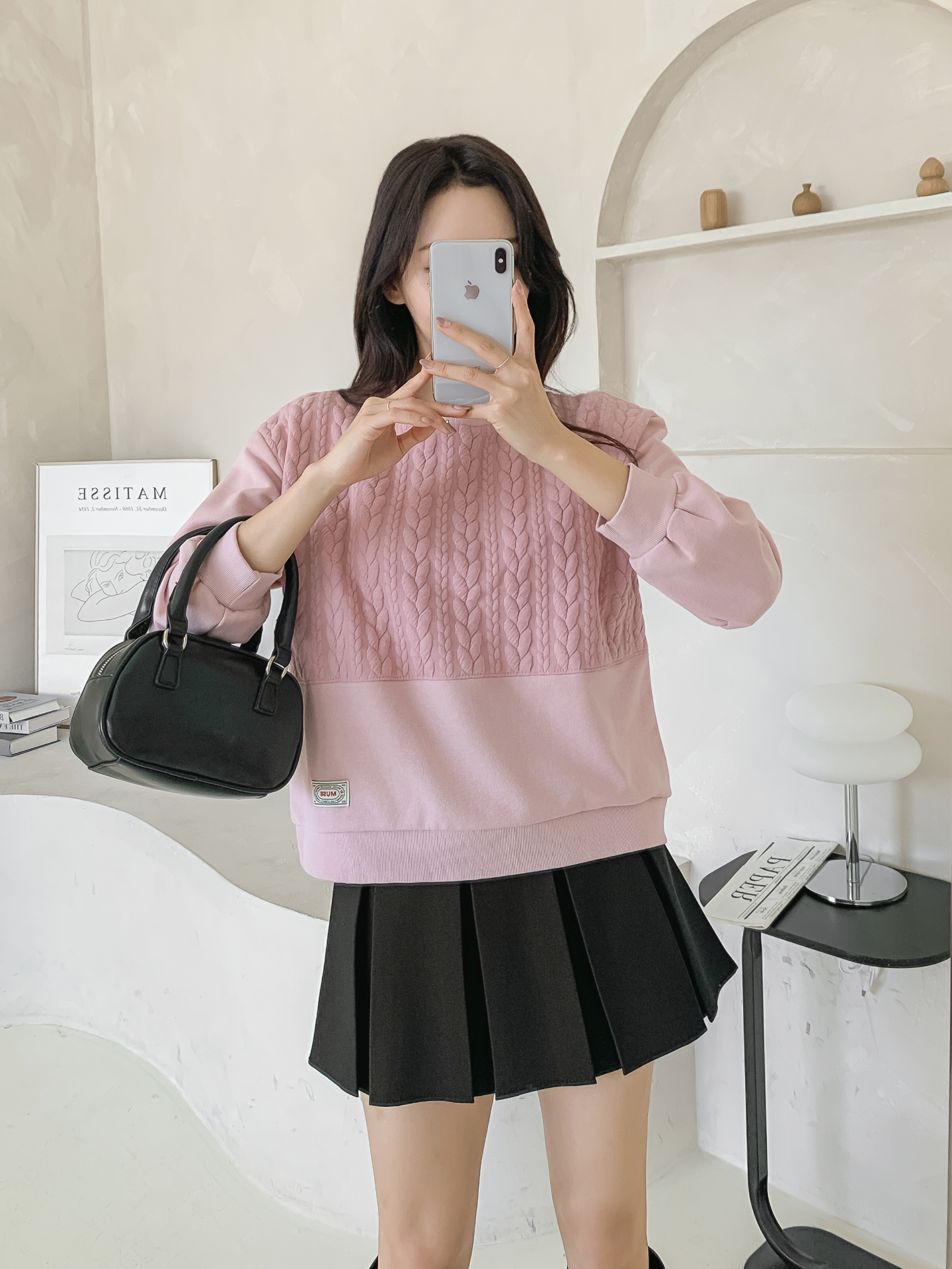 ソフトラウンドネック長袖スウェット | 詳細画像30