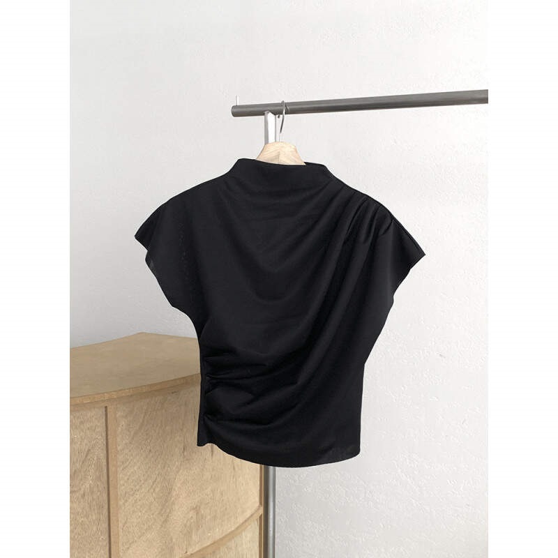 ドレープハーフネック半袖Tシャツ | 詳細画像13