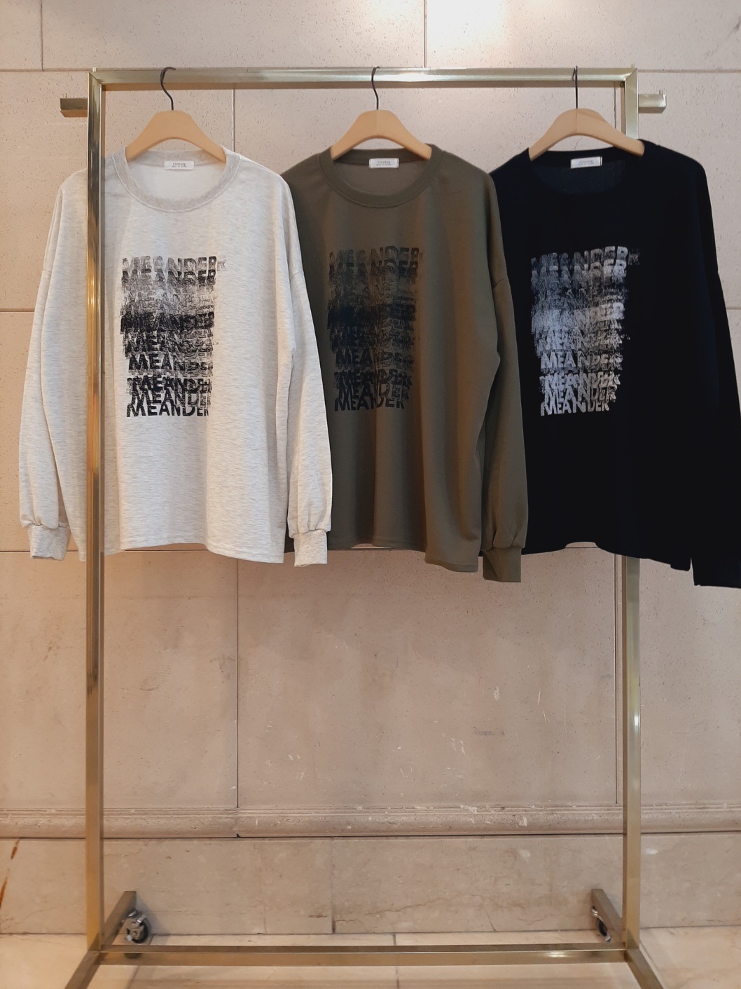 ラウンドネックボクシープリントグラデーションTシャツ | 詳細画像3