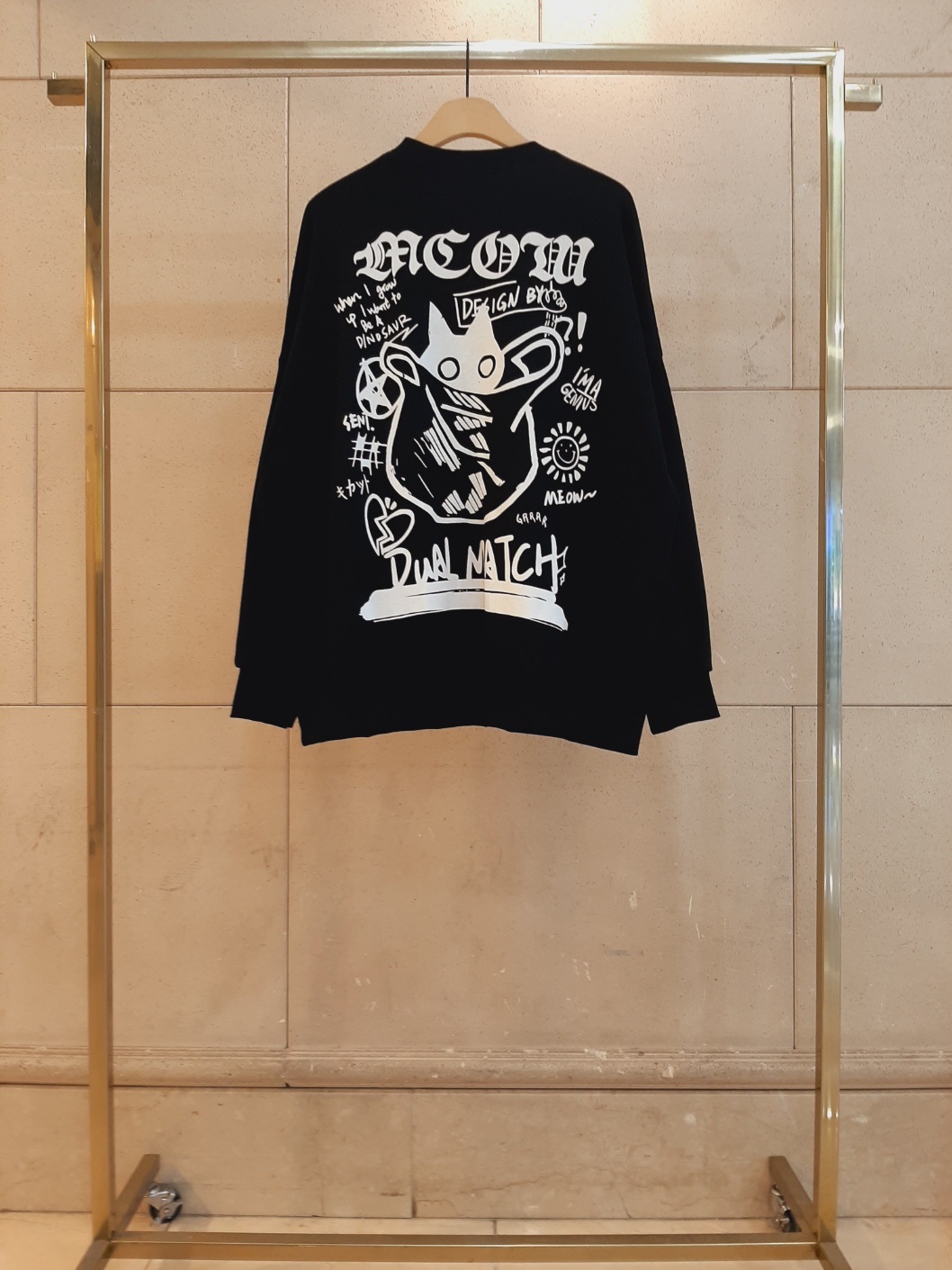 ラウンドネックオーバーサイズボクシープリントTシャツ | 詳細画像11