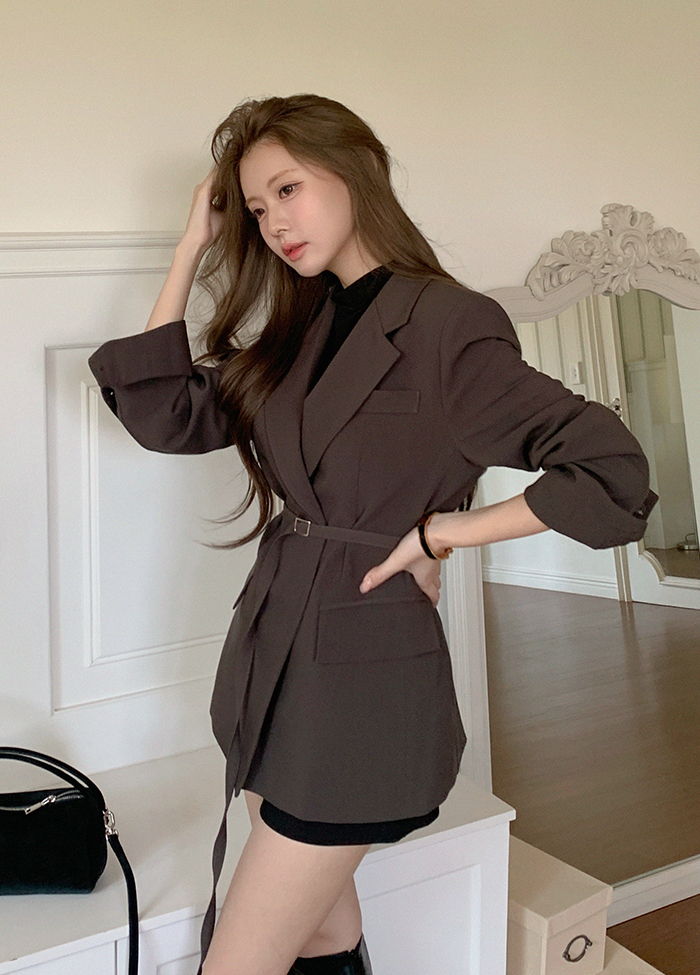 ゴルチェショートジャケット　 肩パッド 肩パッド内蔵シングルジャケット | レディースファッション通販 - DHOLIC