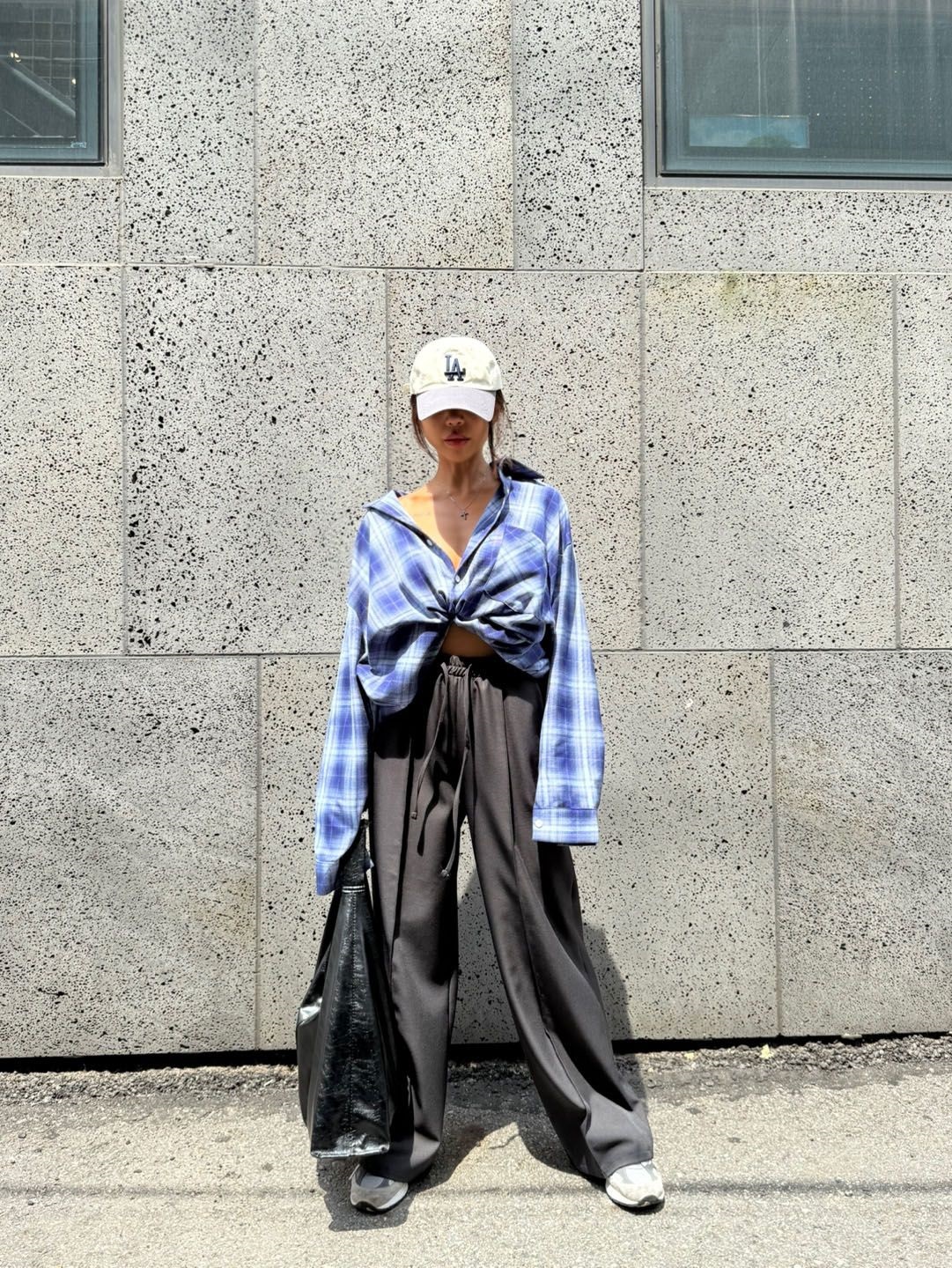 シャーリングドローストリングワイドパンツ | 詳細画像8