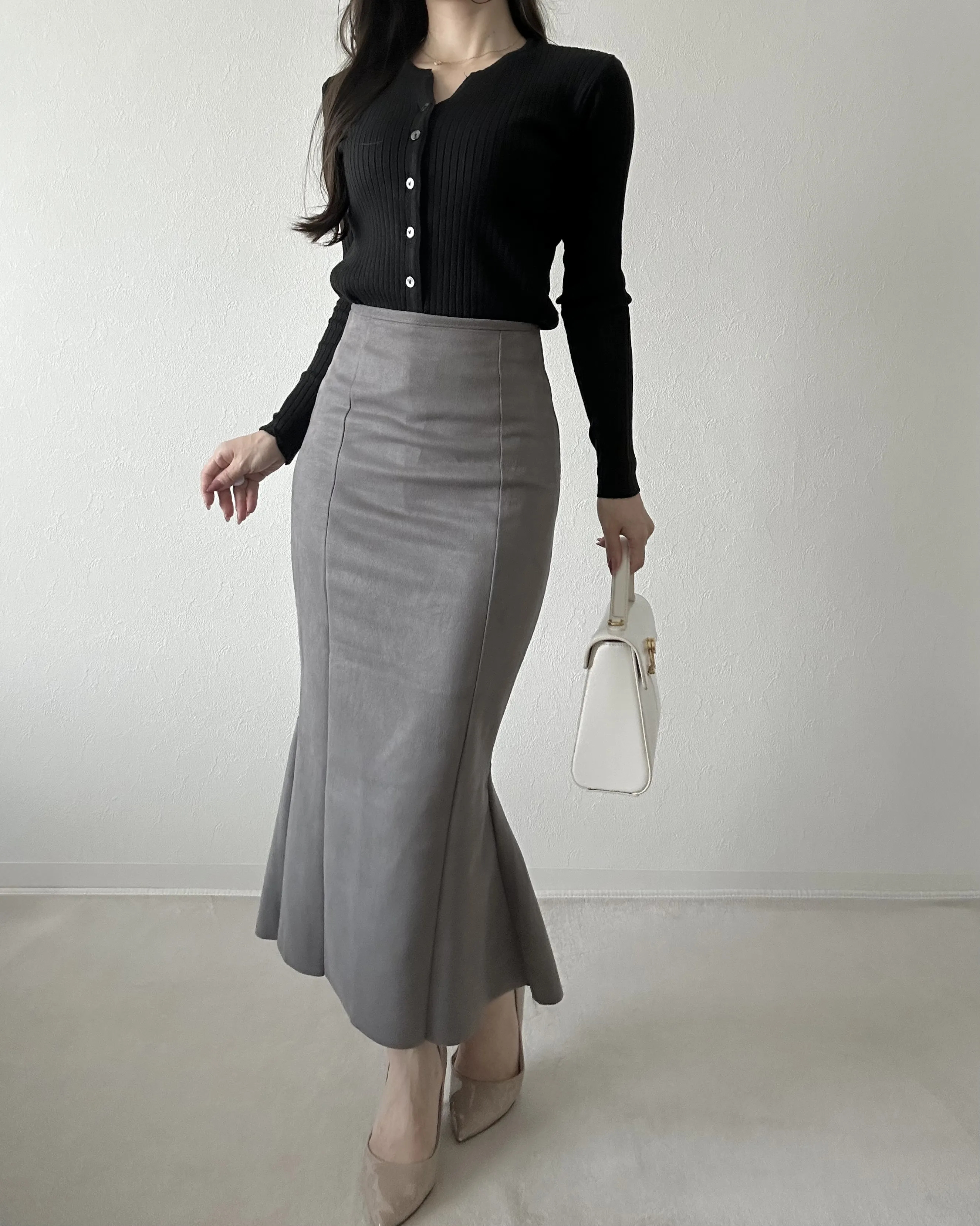 スエード調マーメイドスカート | レディースファッション通販 - DHOLIC