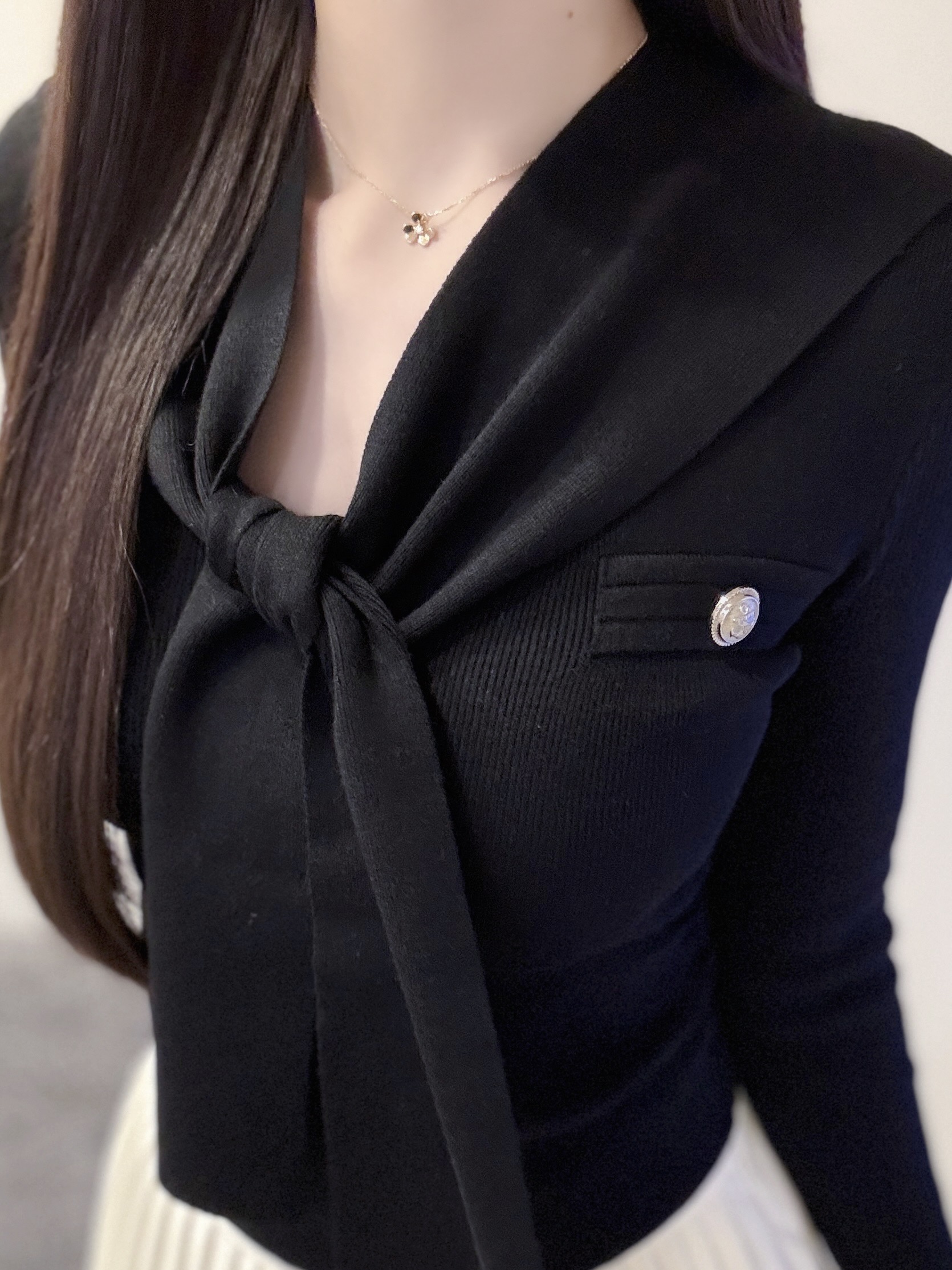 セーラーカラーVネックニット | 詳細画像6