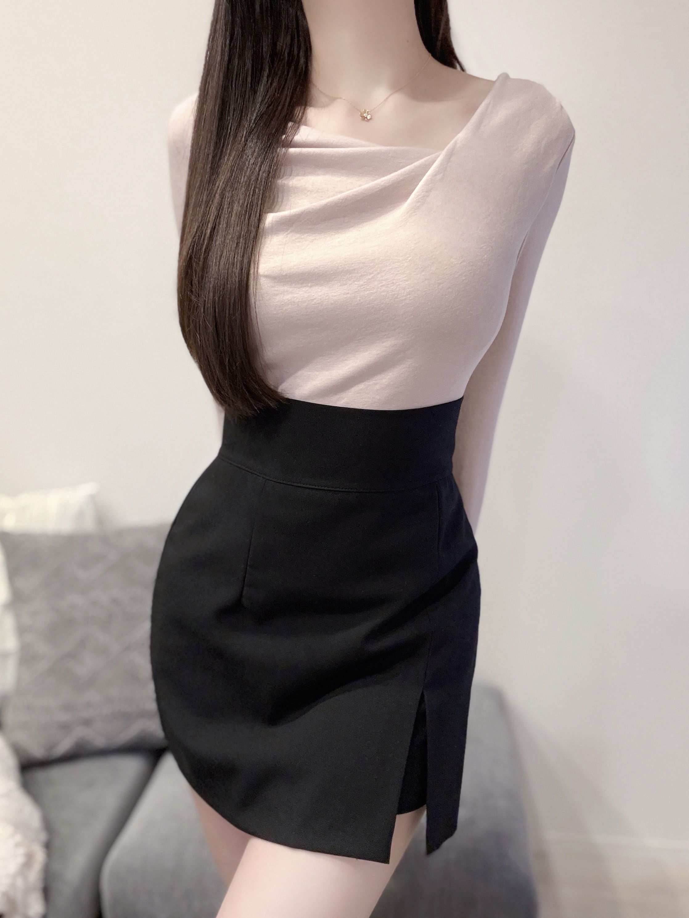 ドレープロングTシャツ | 詳細画像3