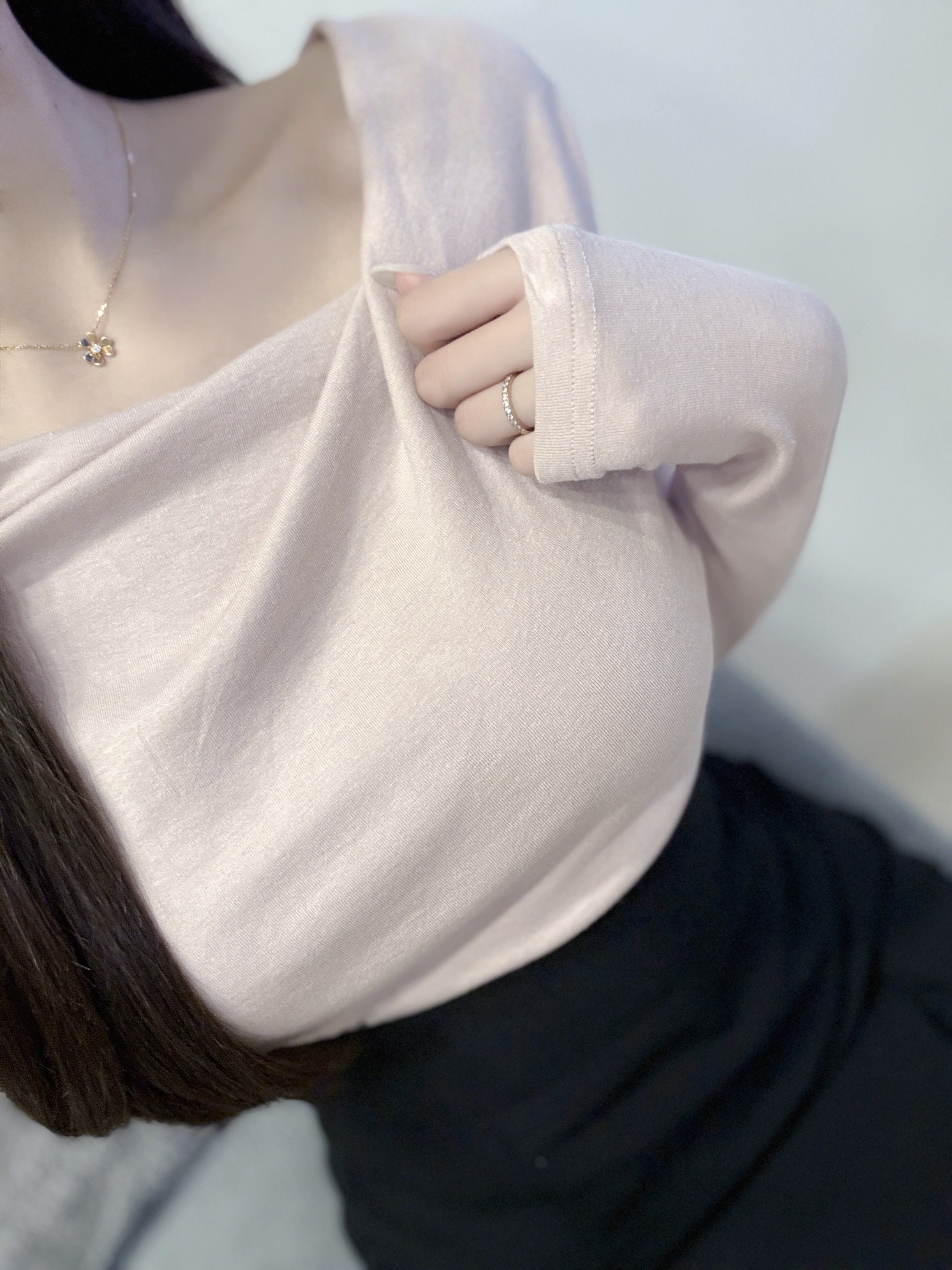 ドレープロングTシャツ | 詳細画像4